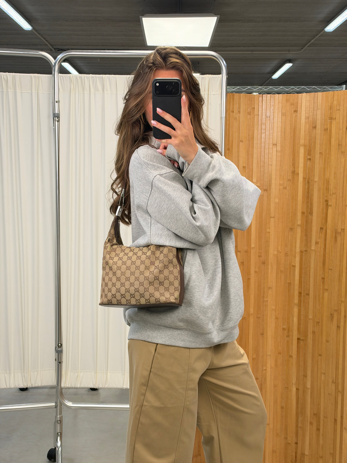 Gucci Clasp Hobo