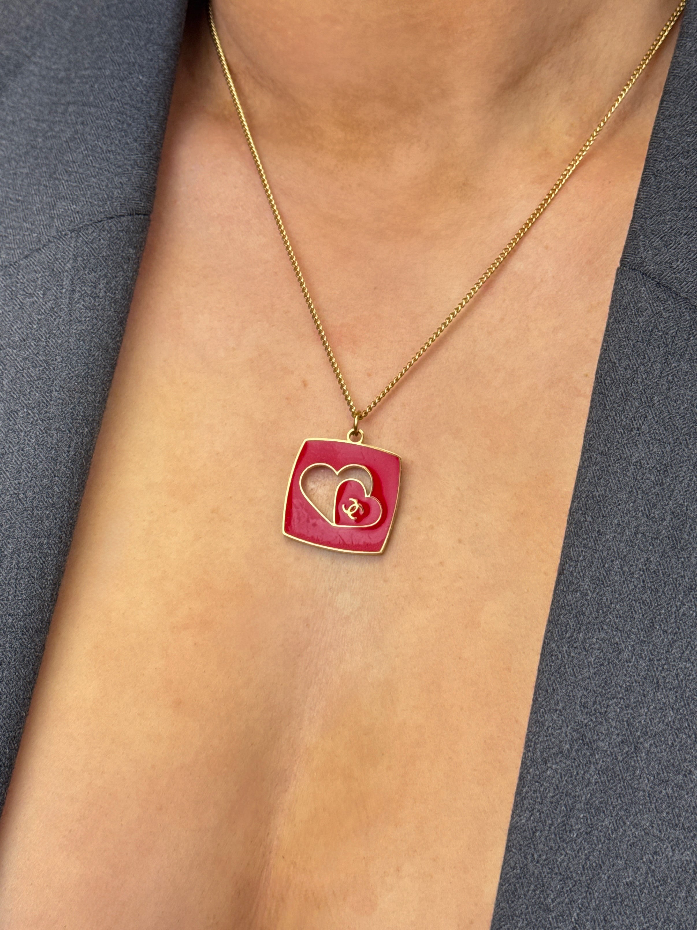 Chanel Heart Necklace