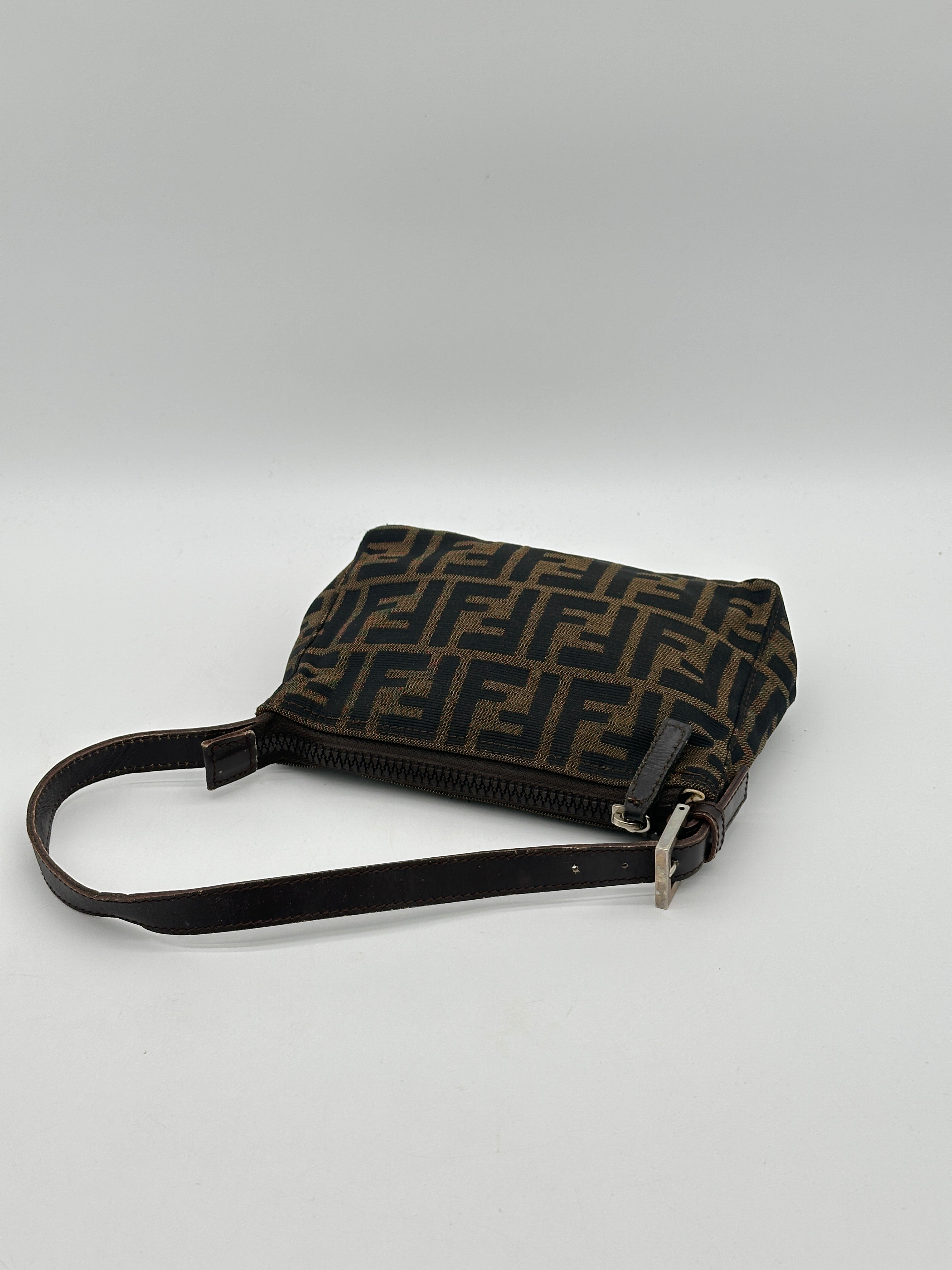 Fendi Zucca Canvas Pochette
