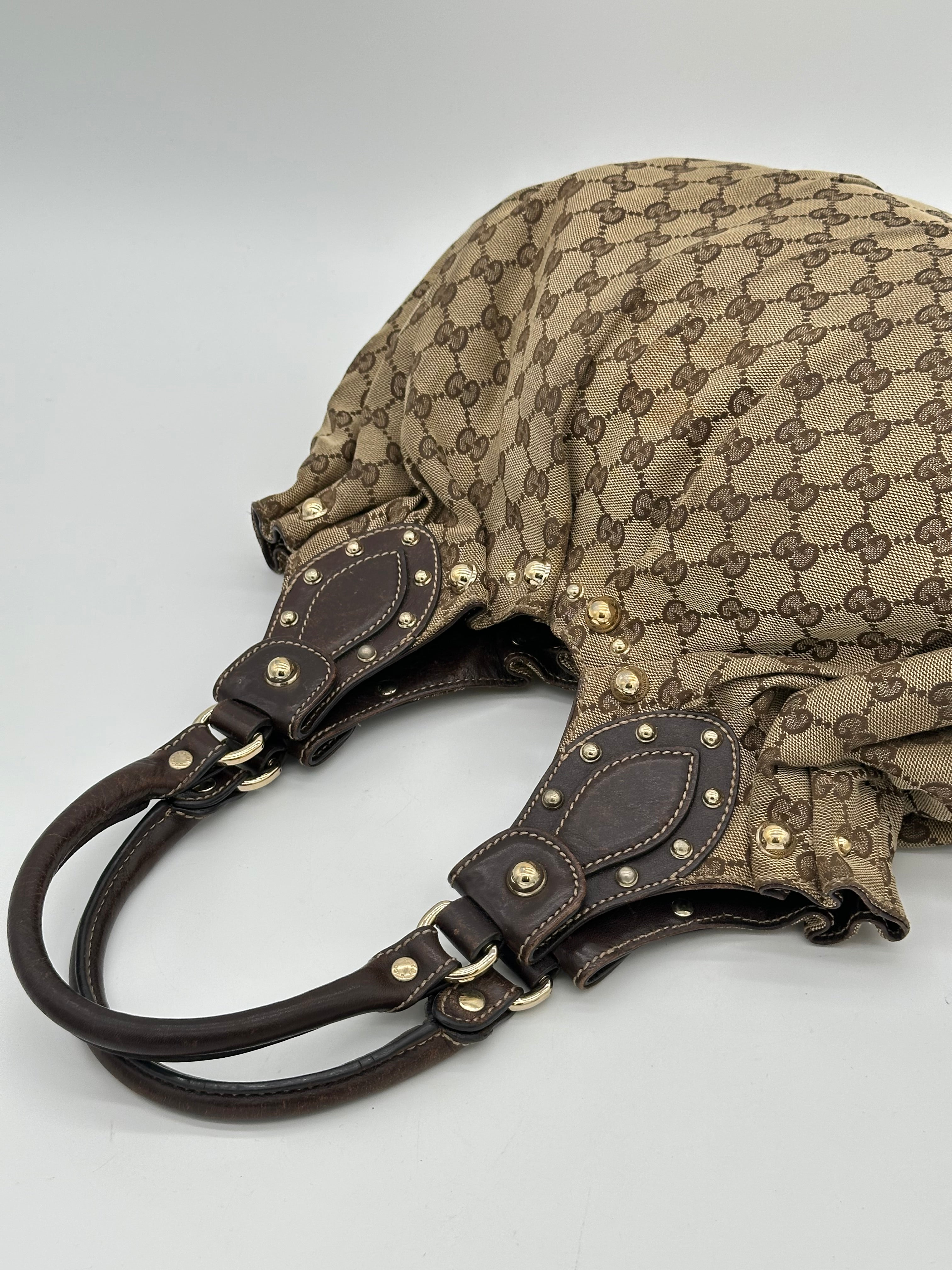 Gucci Studded Pelham Hobo