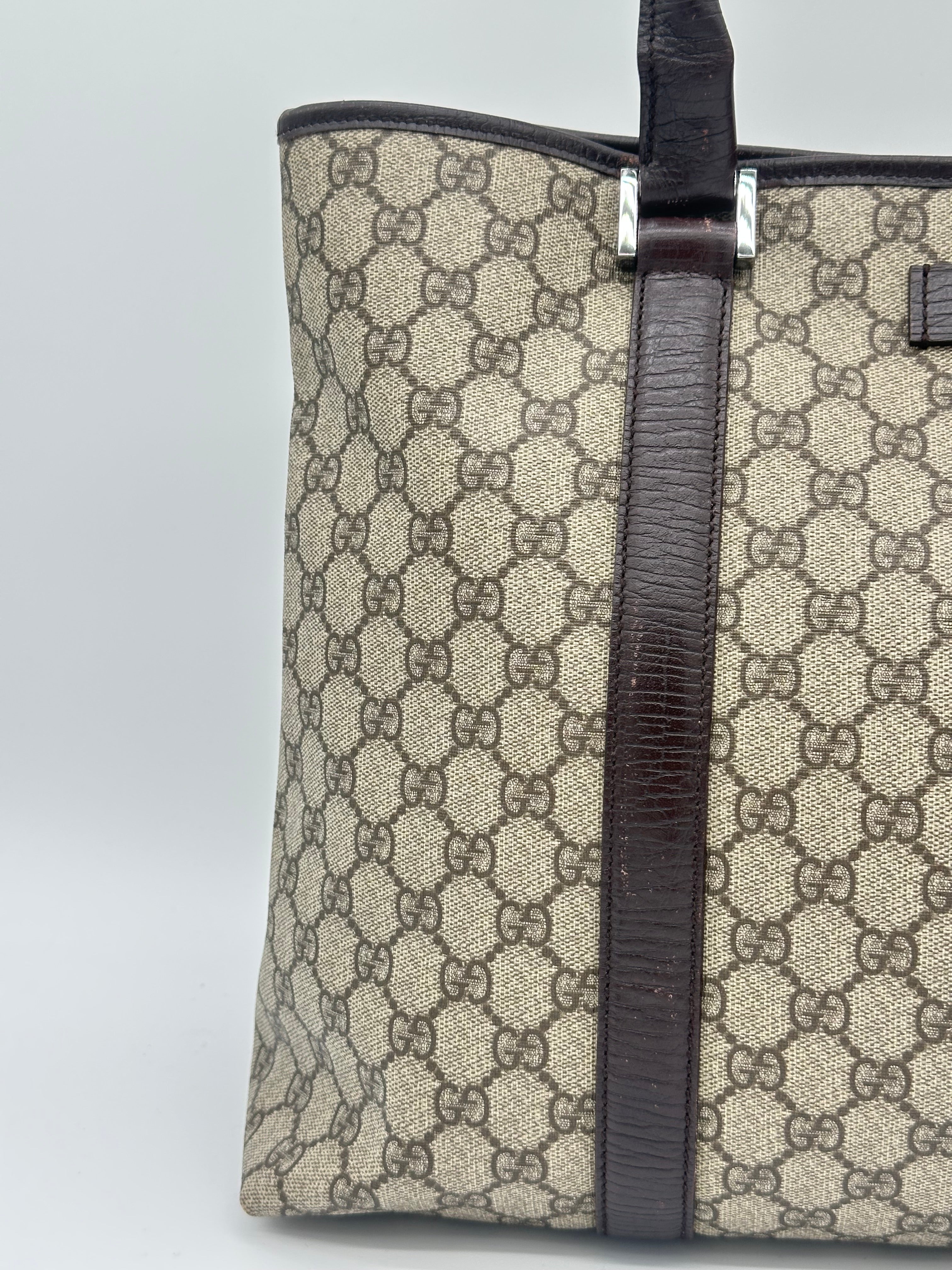 Gucci PVC Supreme Tote Bag