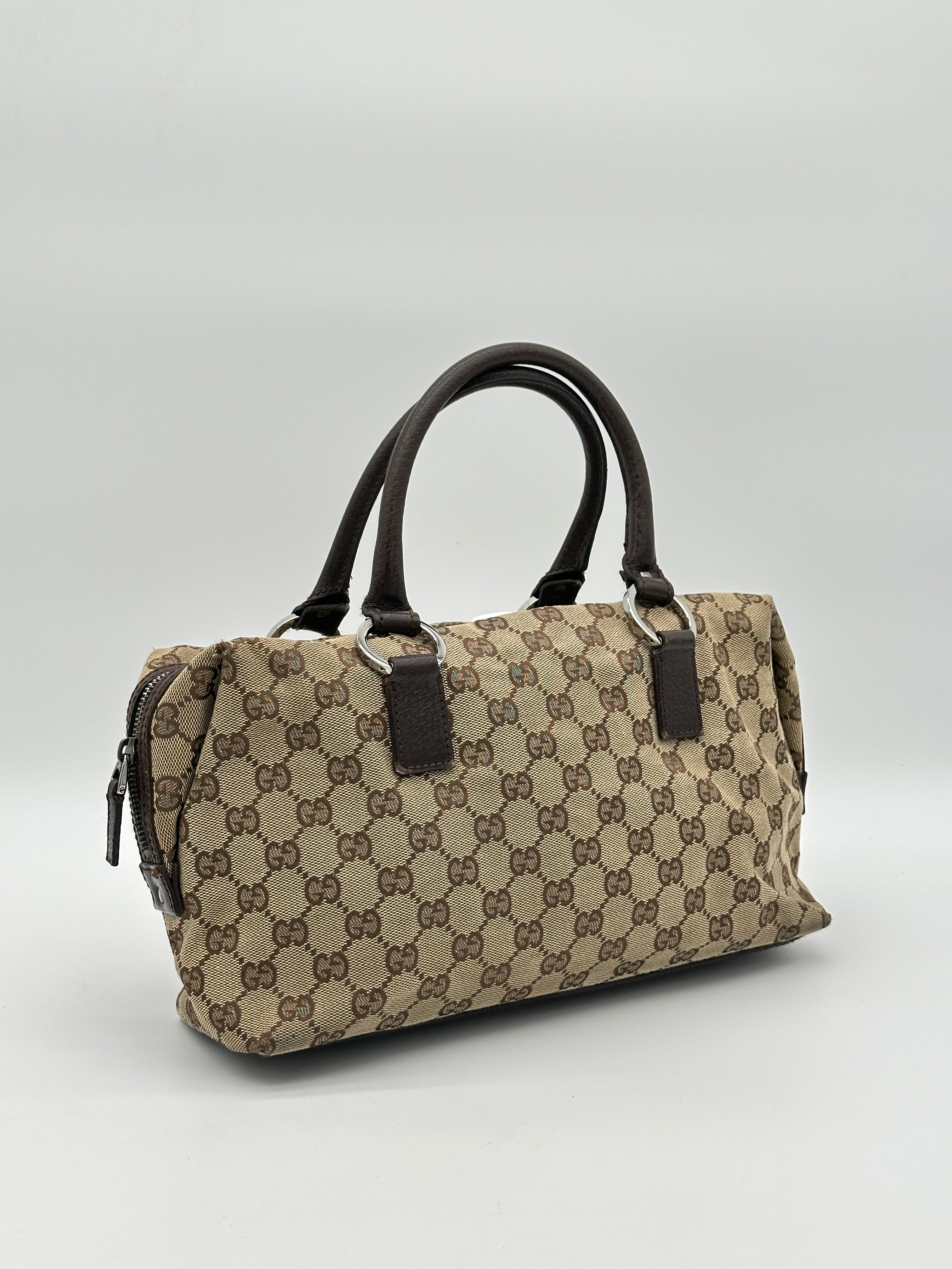 Gucci Canvas Top Handle