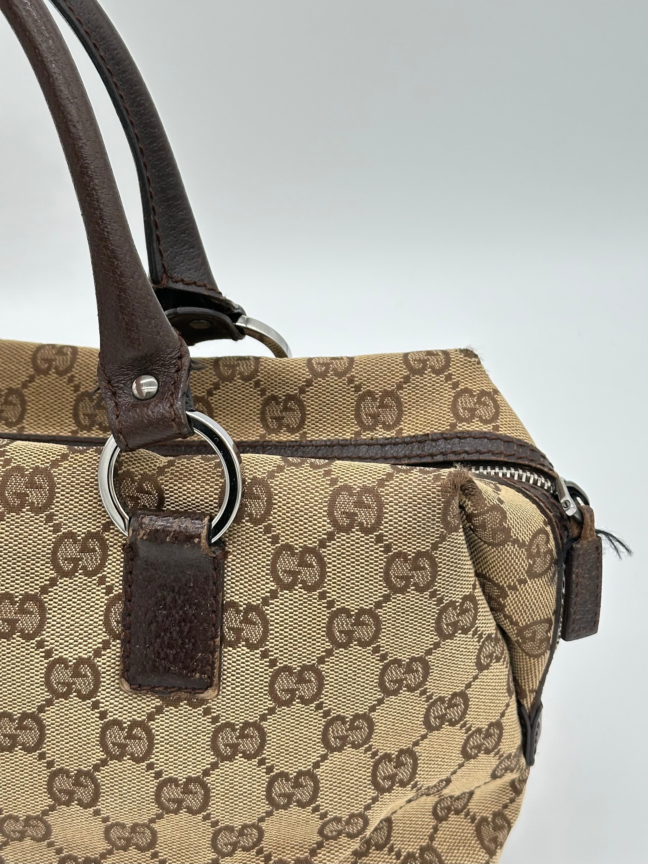 Gucci Canvas Top Handle