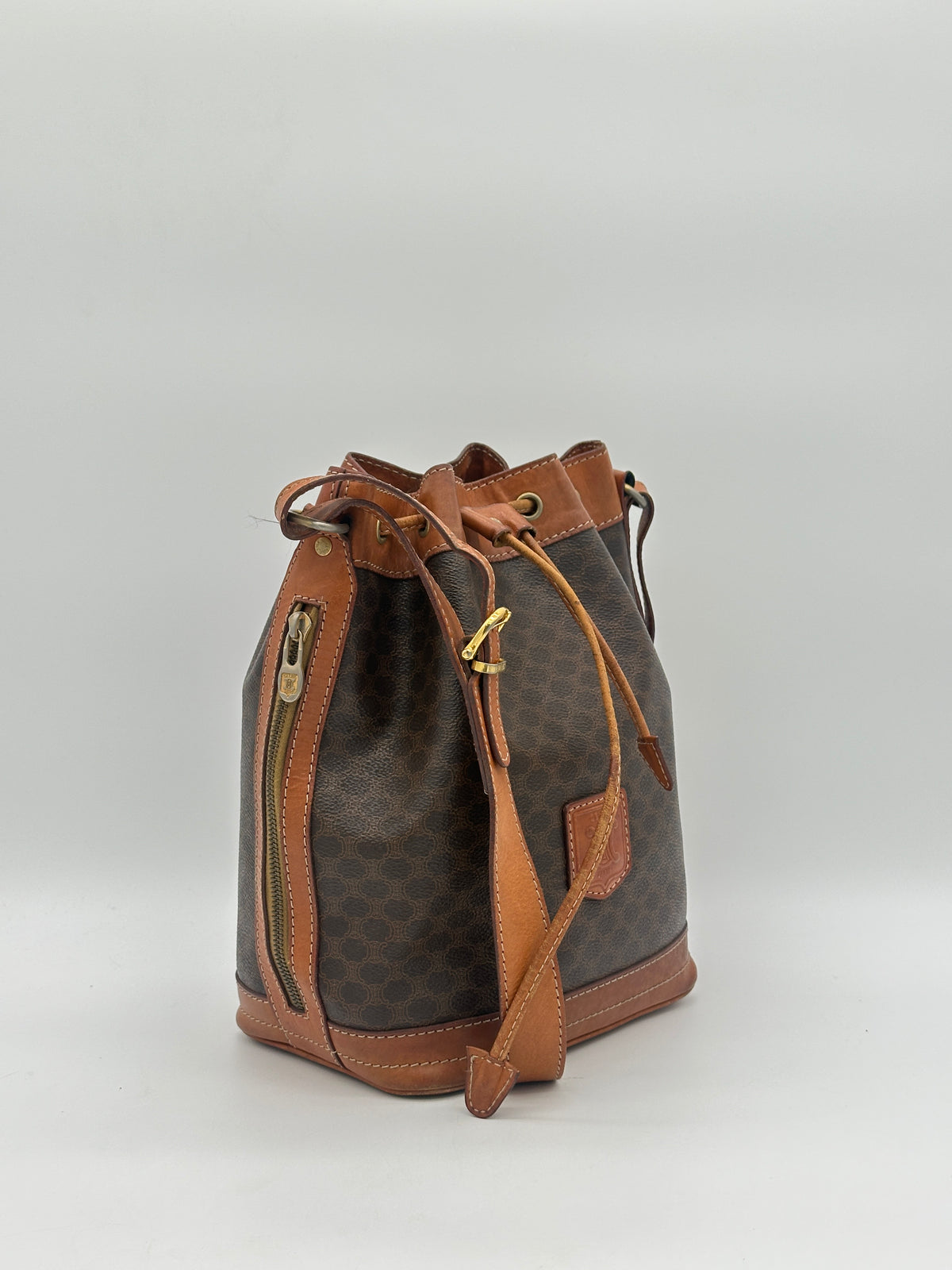 Céline Macadam Bucket Bag