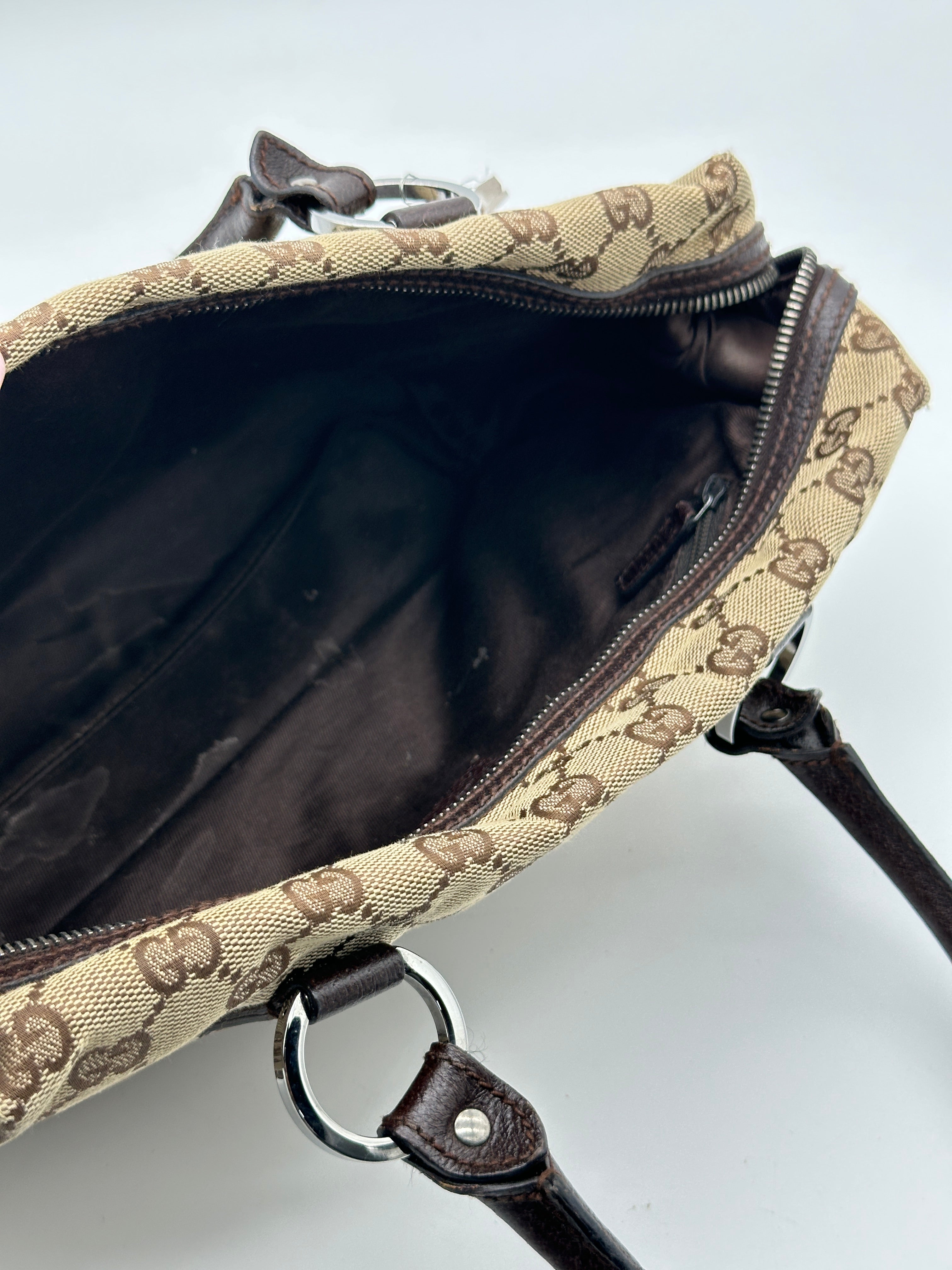 Gucci Canvas Top Handle