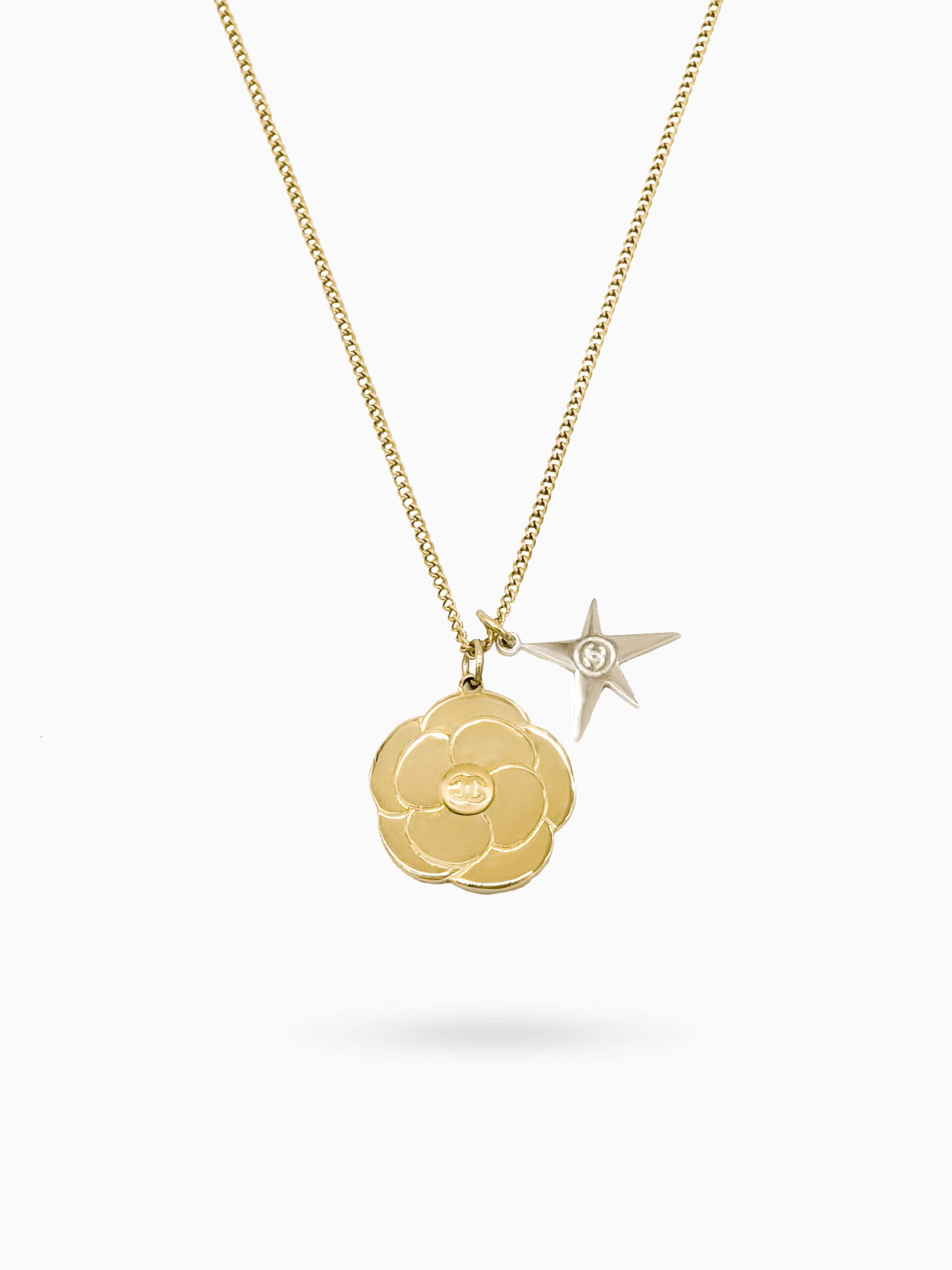 Chanel Camelia Star Necklace