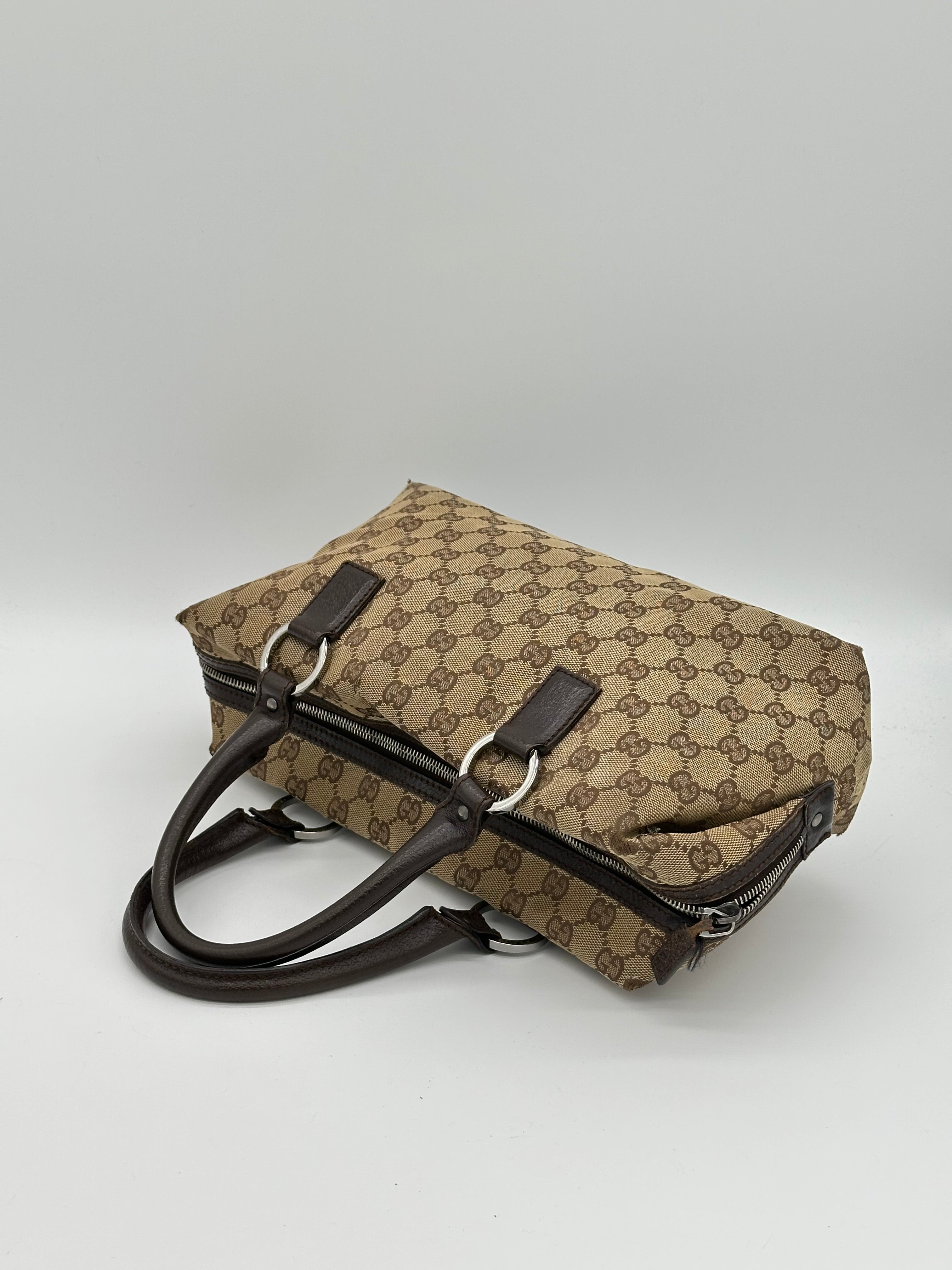 Gucci Canvas Top Handle