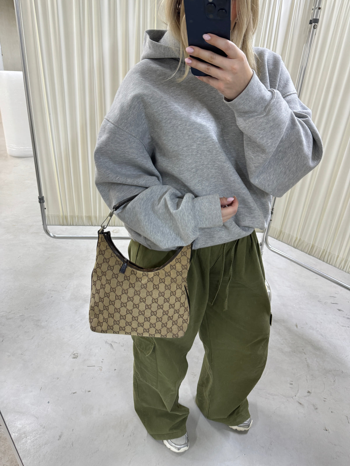 Gucci Canvas Hobo