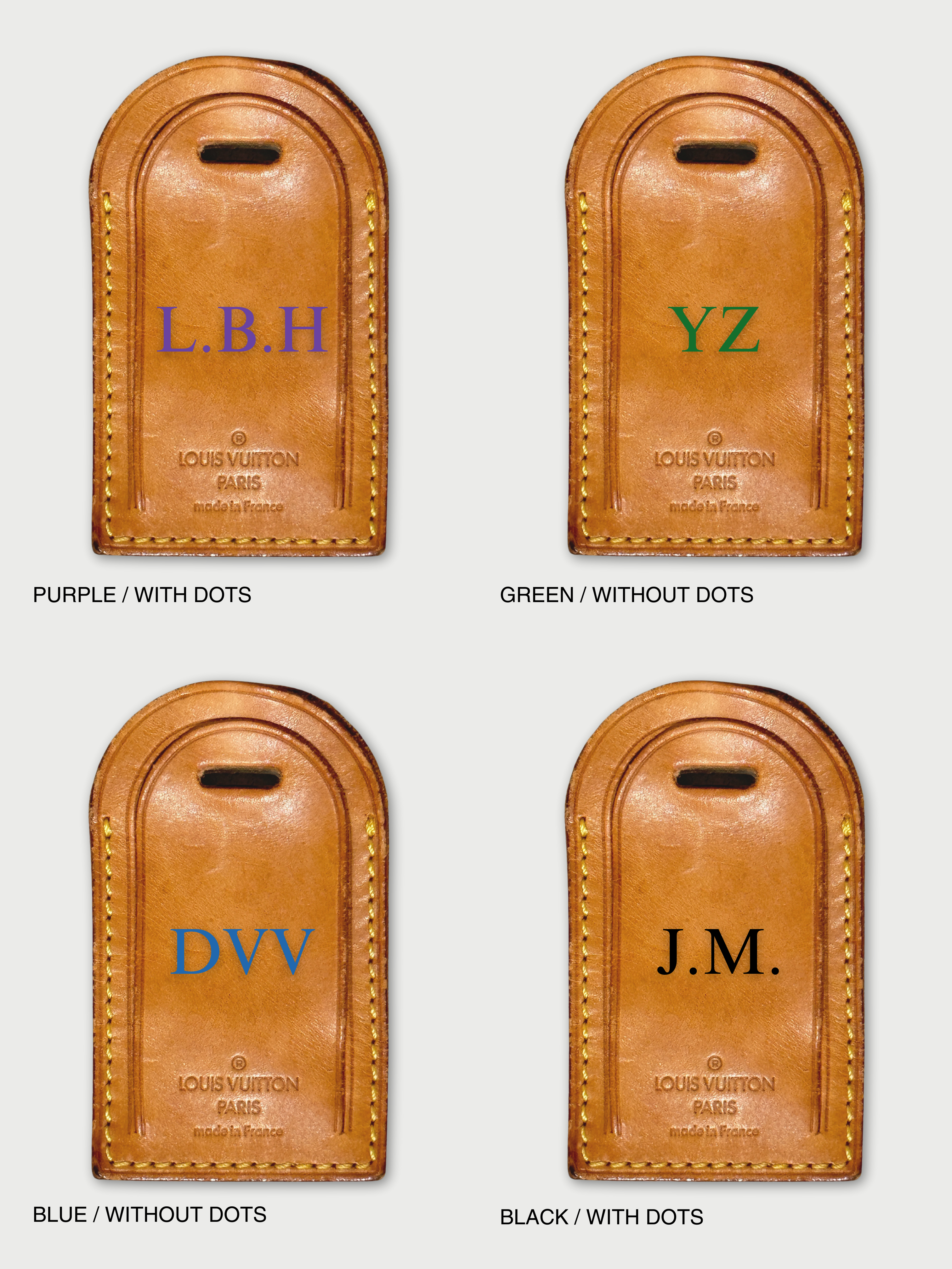 Pre-loved Louis Vuitton Name Tag