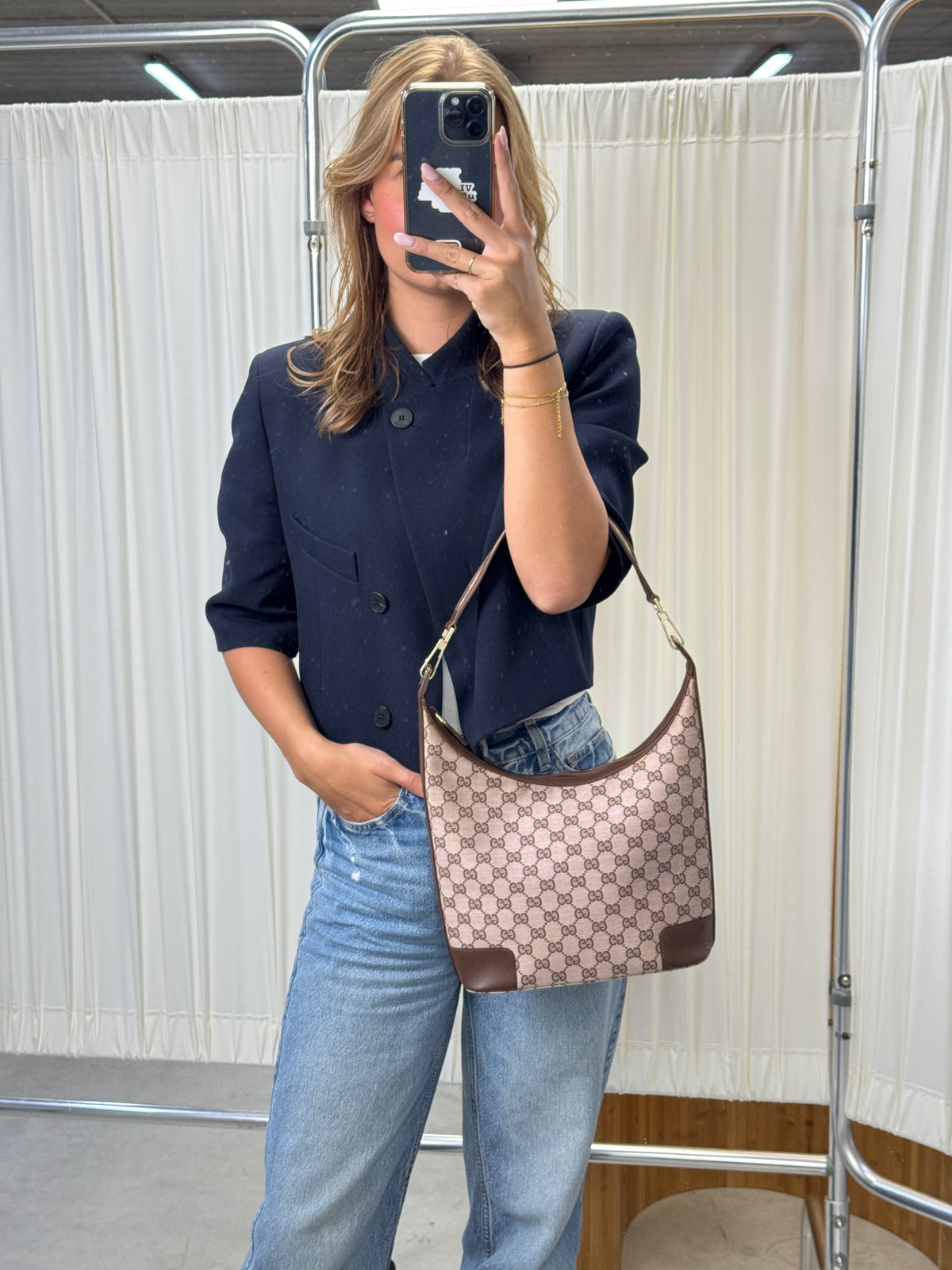 Gucci Canvas Hobo