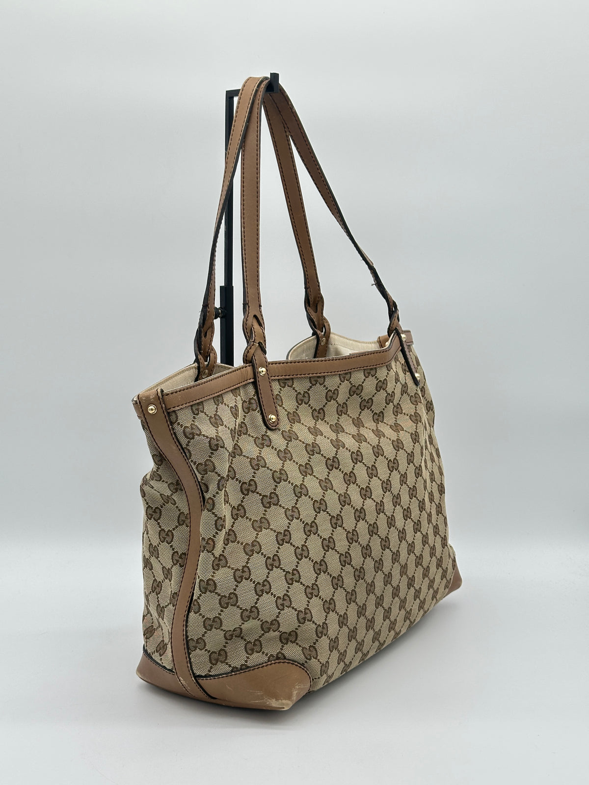 Gucci Craft Canvas Tote Bag
