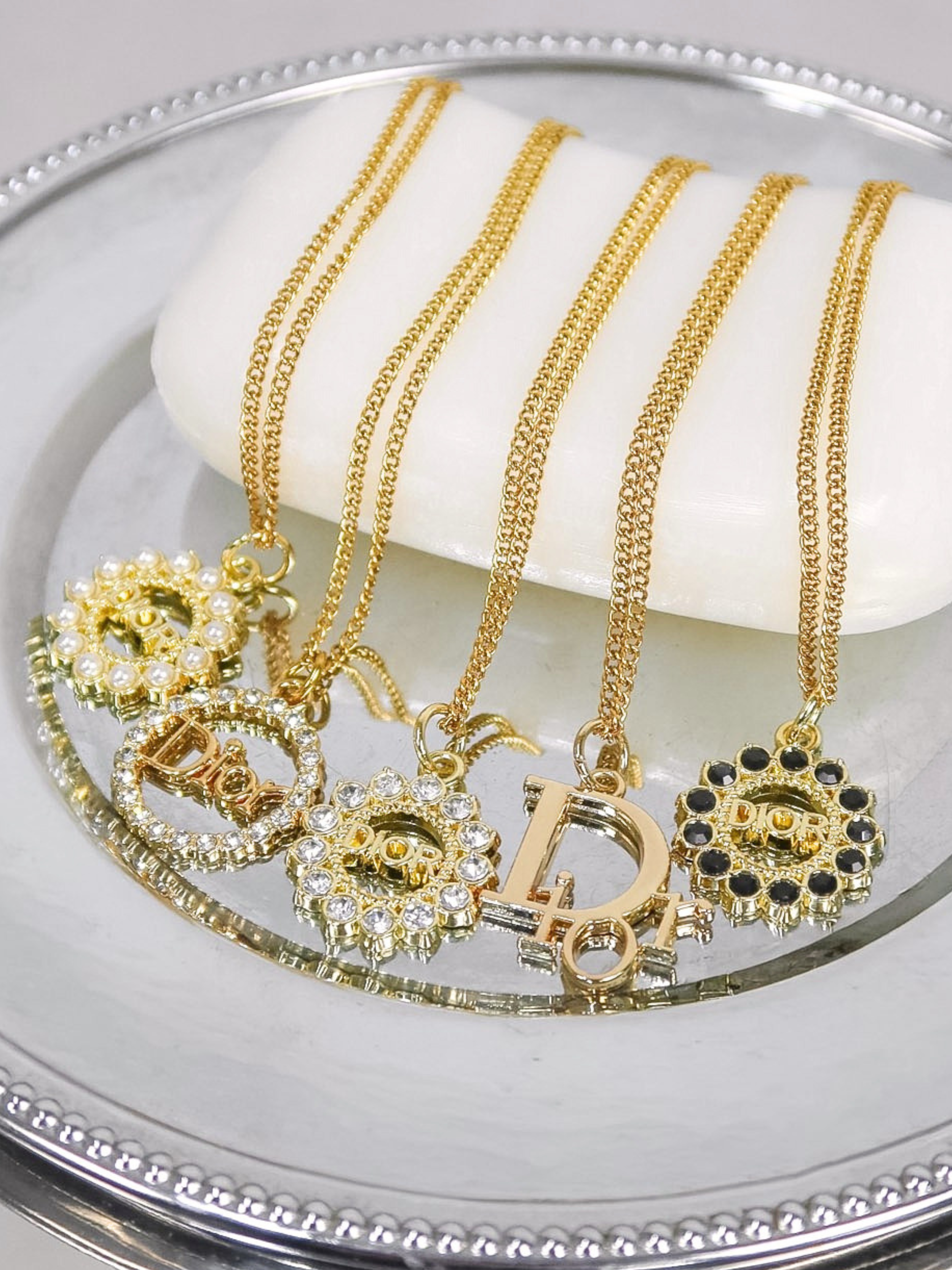 Dior Strass Mandela Necklace