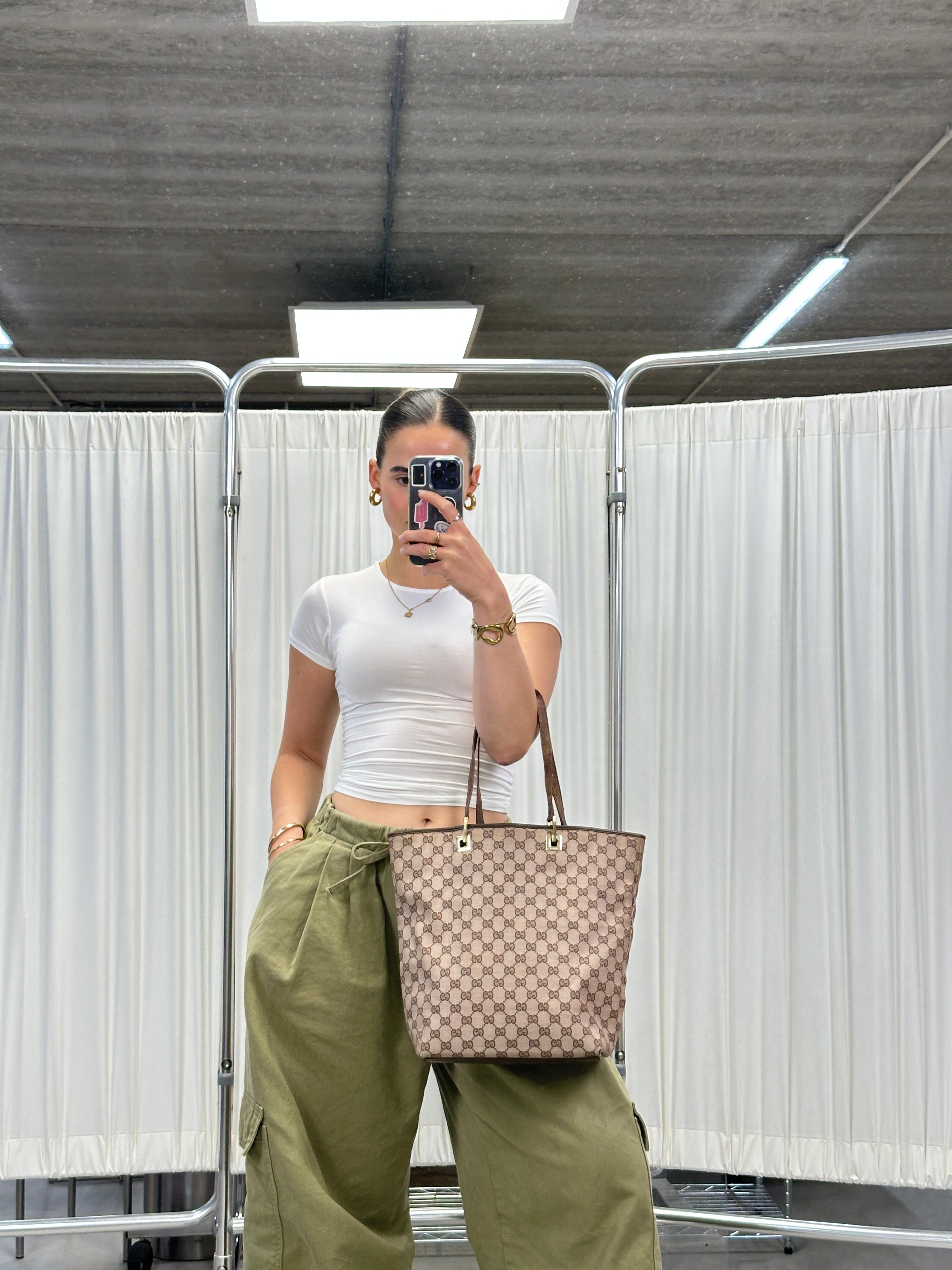 Gucci Canvas Tote Bag