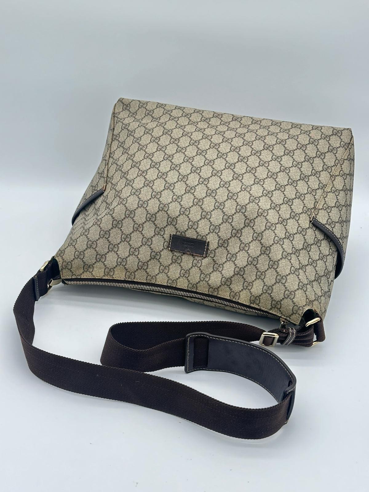 Gucci Canvas Diaper Bag