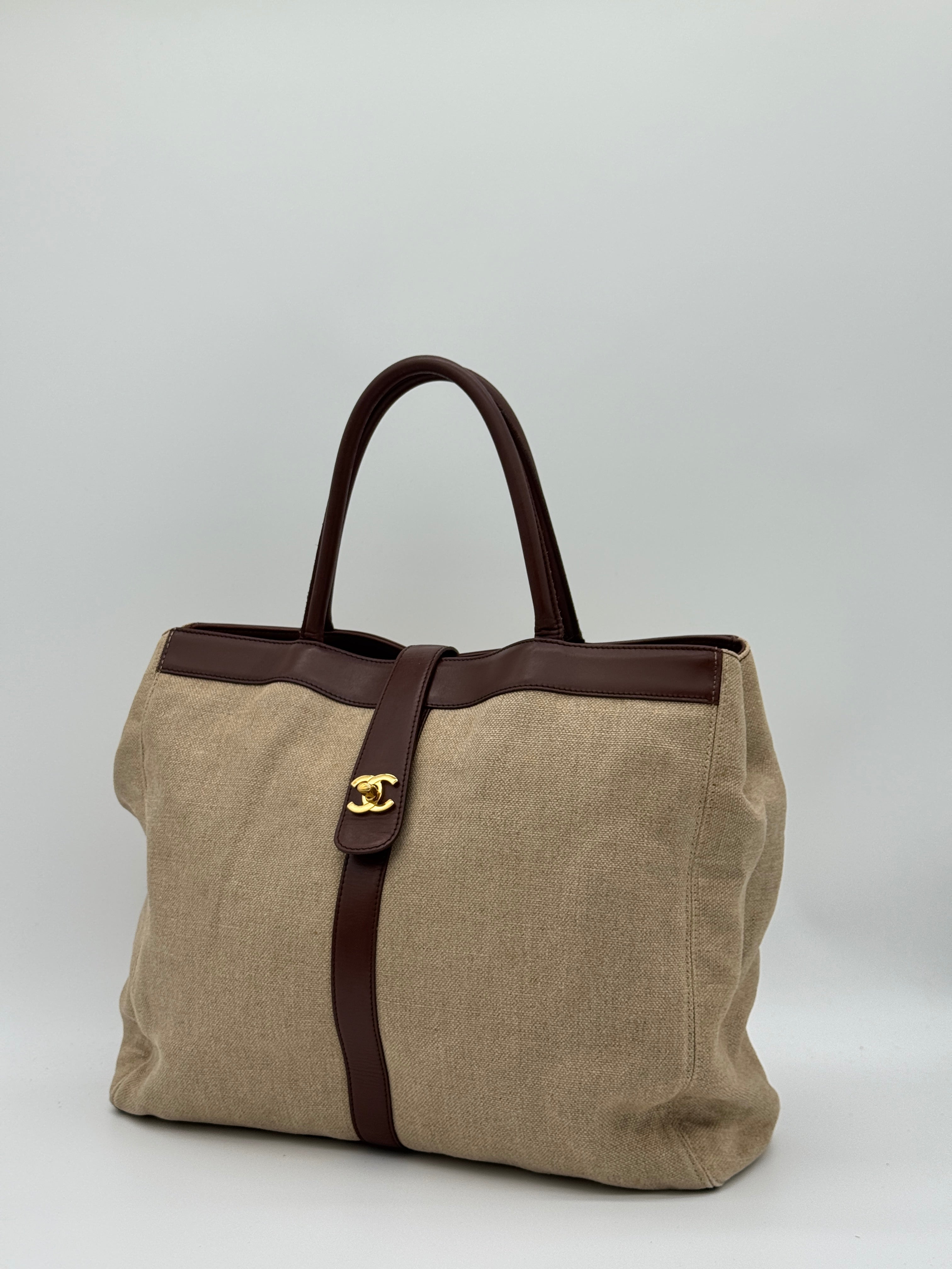 Chanel Top Handle Turnlock
