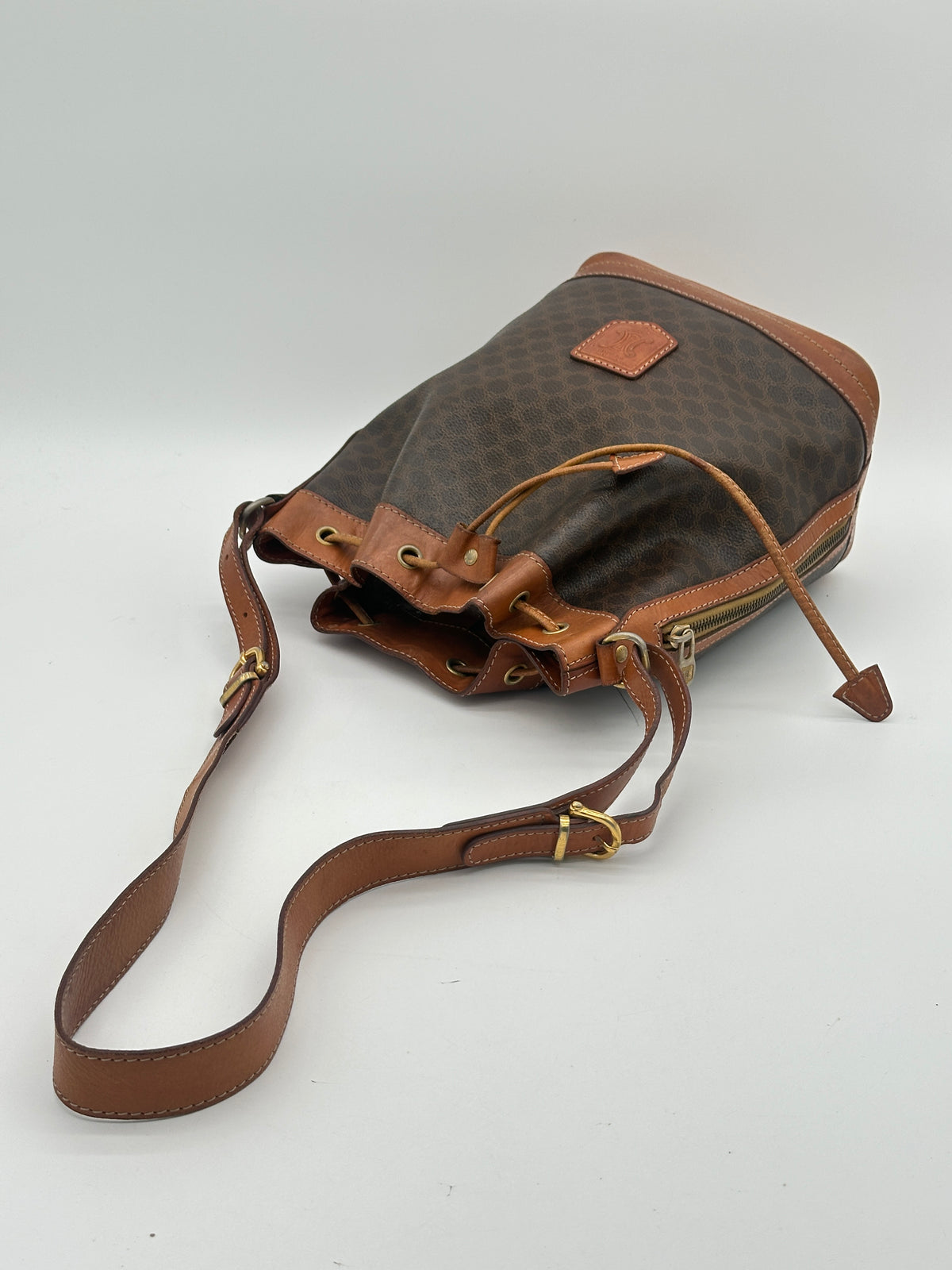 Céline Macadam Bucket Bag