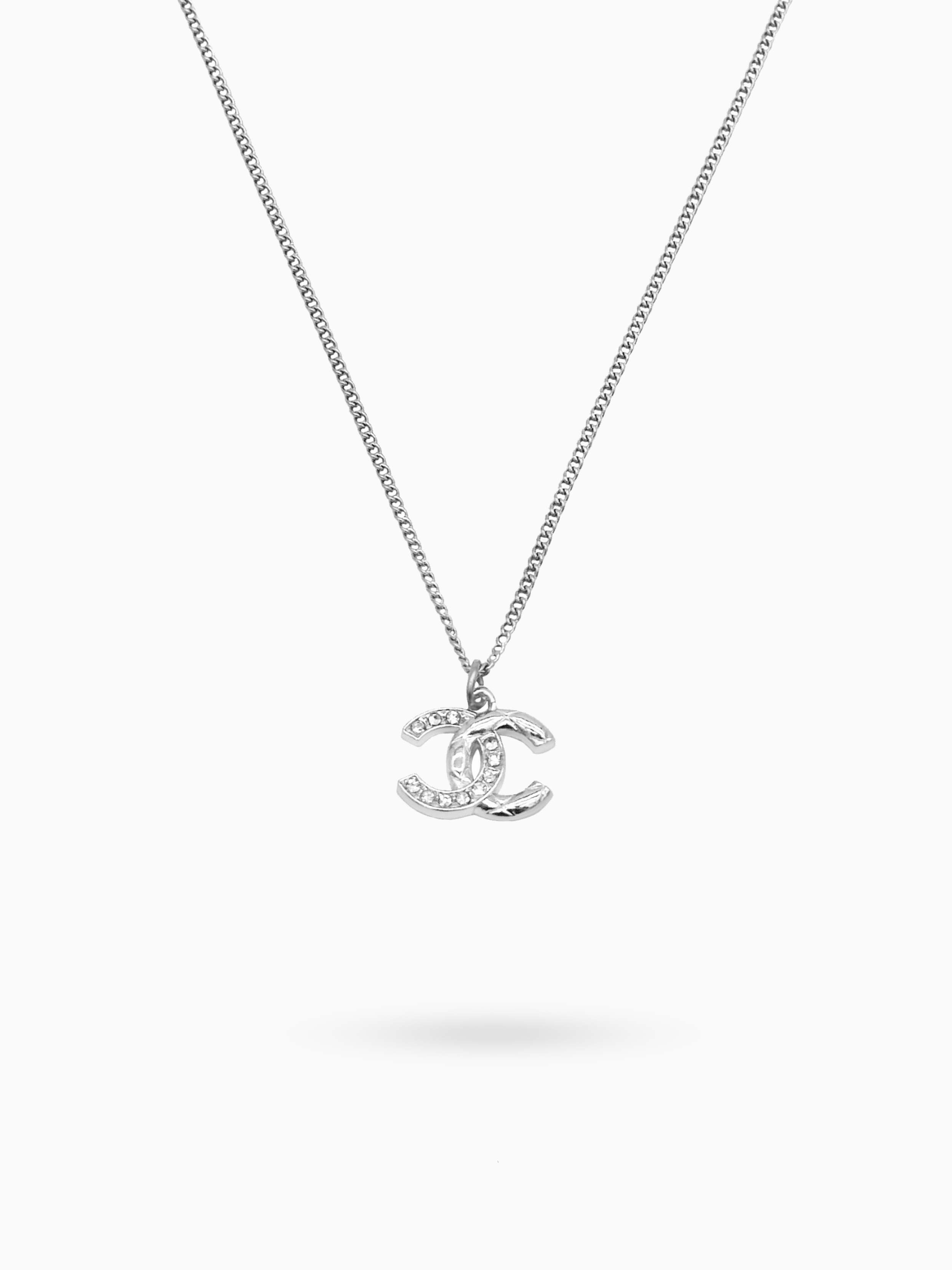 Chanel Matelassé Strass Necklace