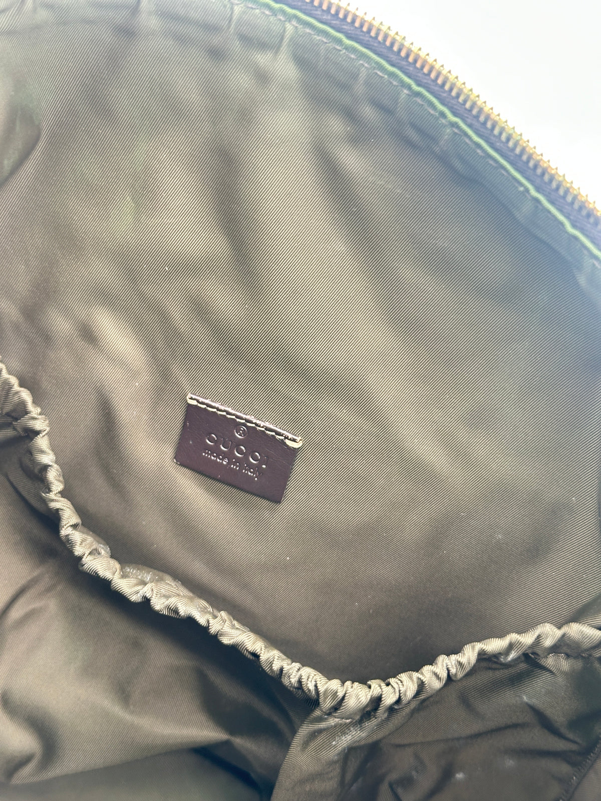 Gucci Canvas Diaper Bag