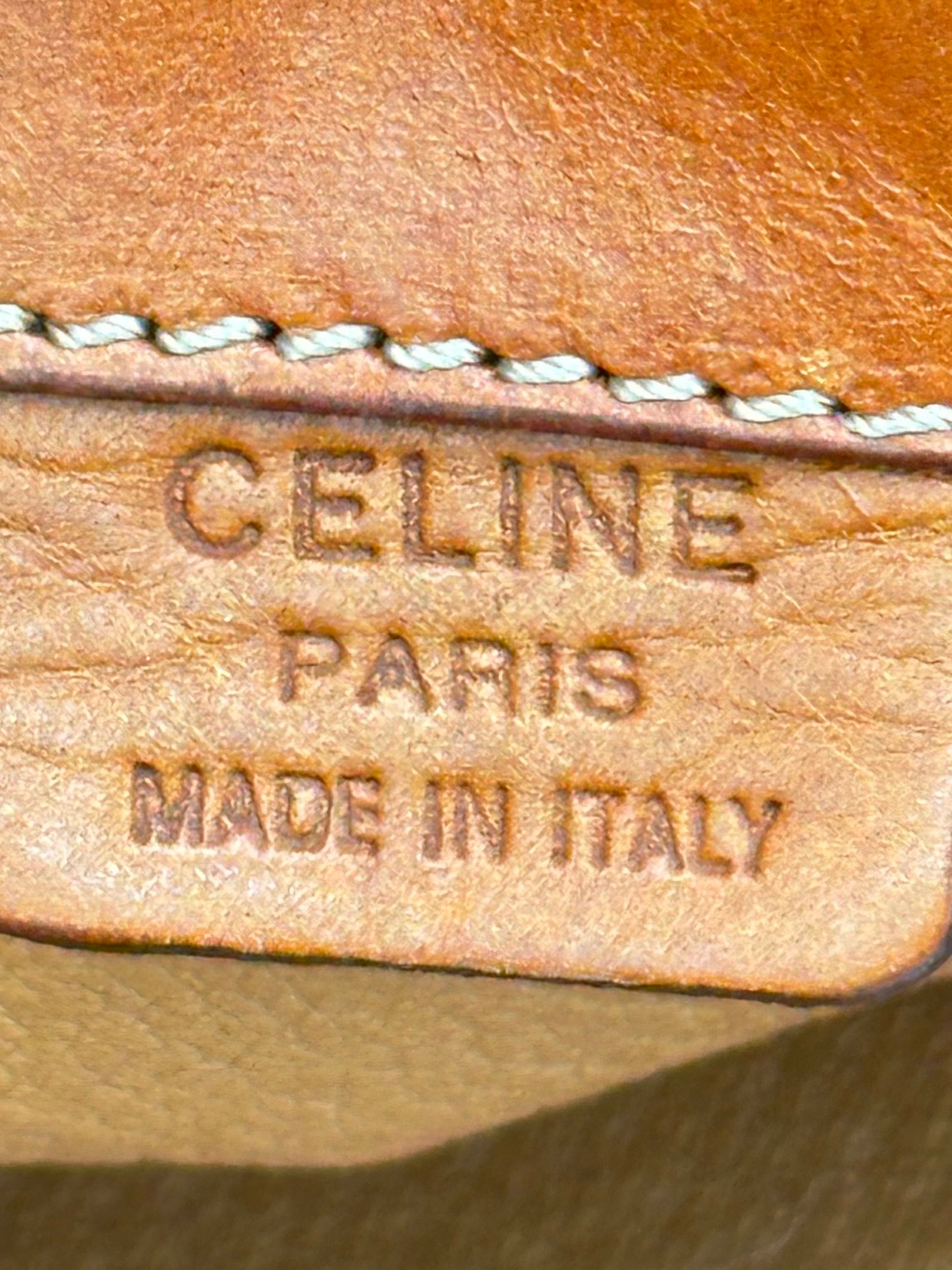 Céline Macadam Bucket Bag