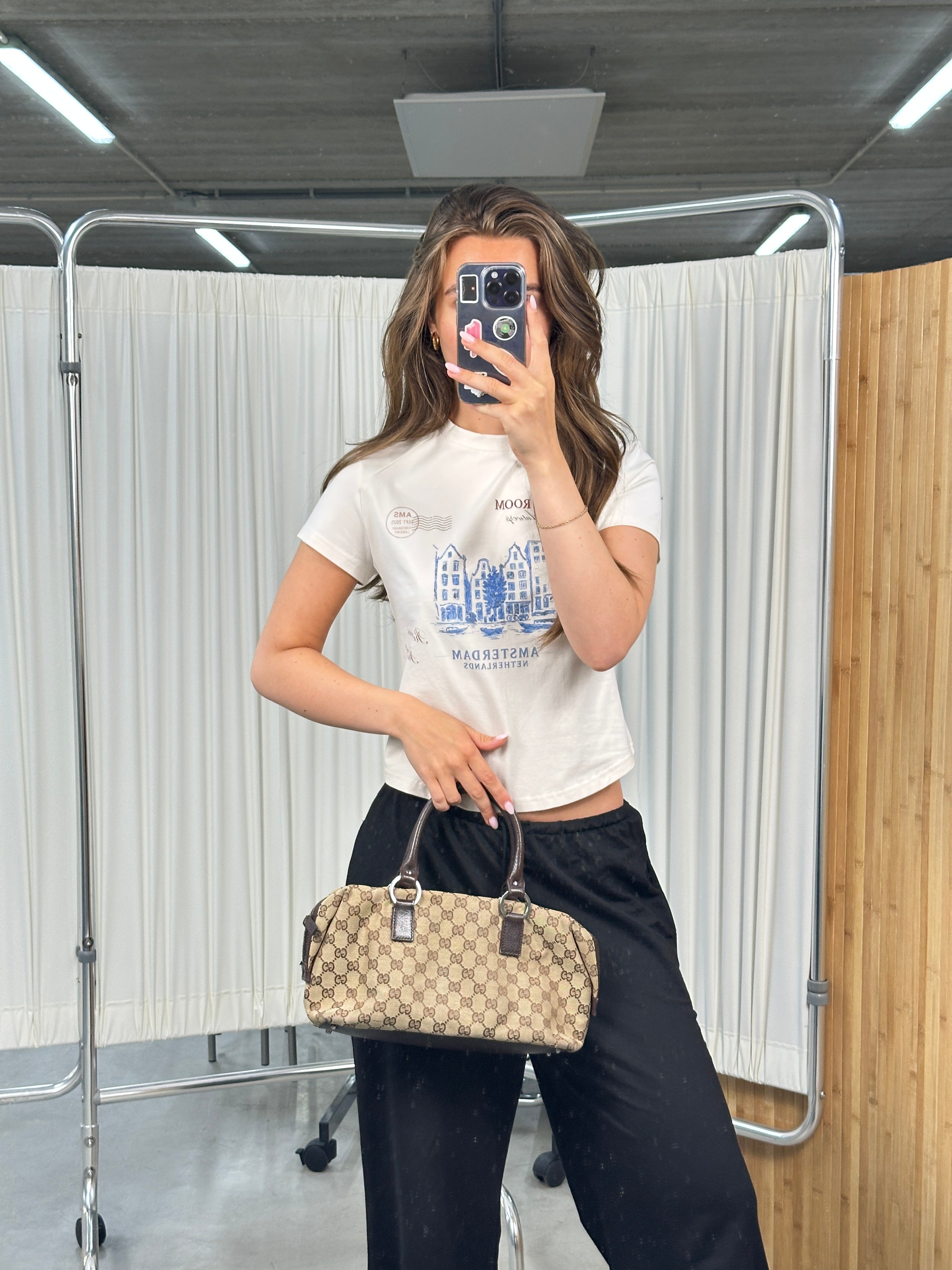 Gucci Canvas Top Handle