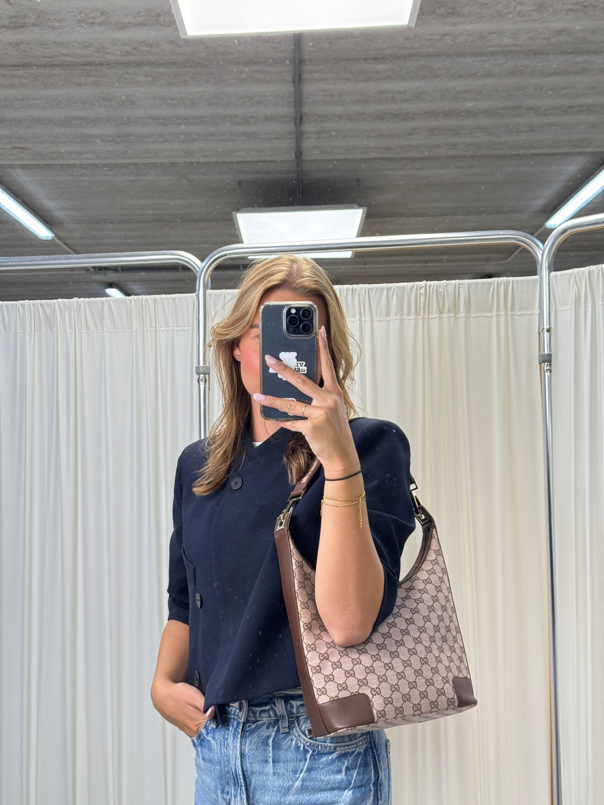 Gucci Canvas Hobo