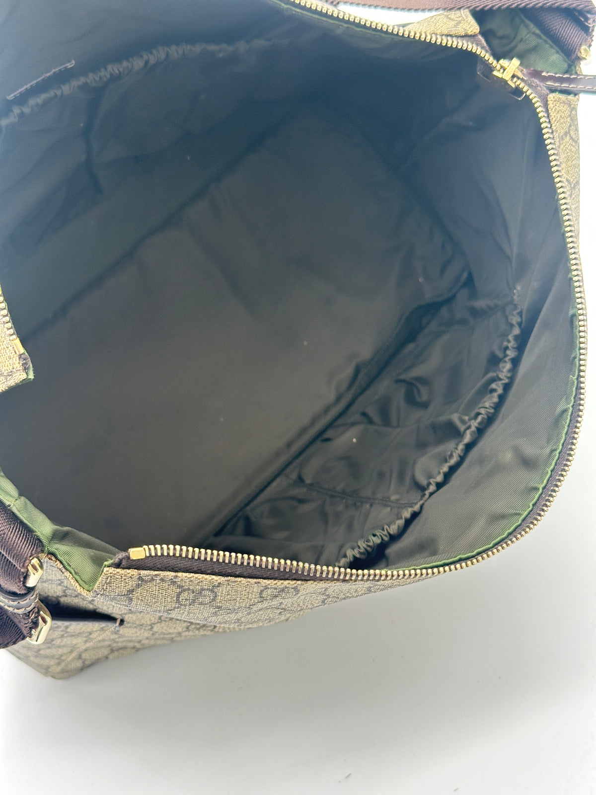 Gucci Canvas Diaper Bag
