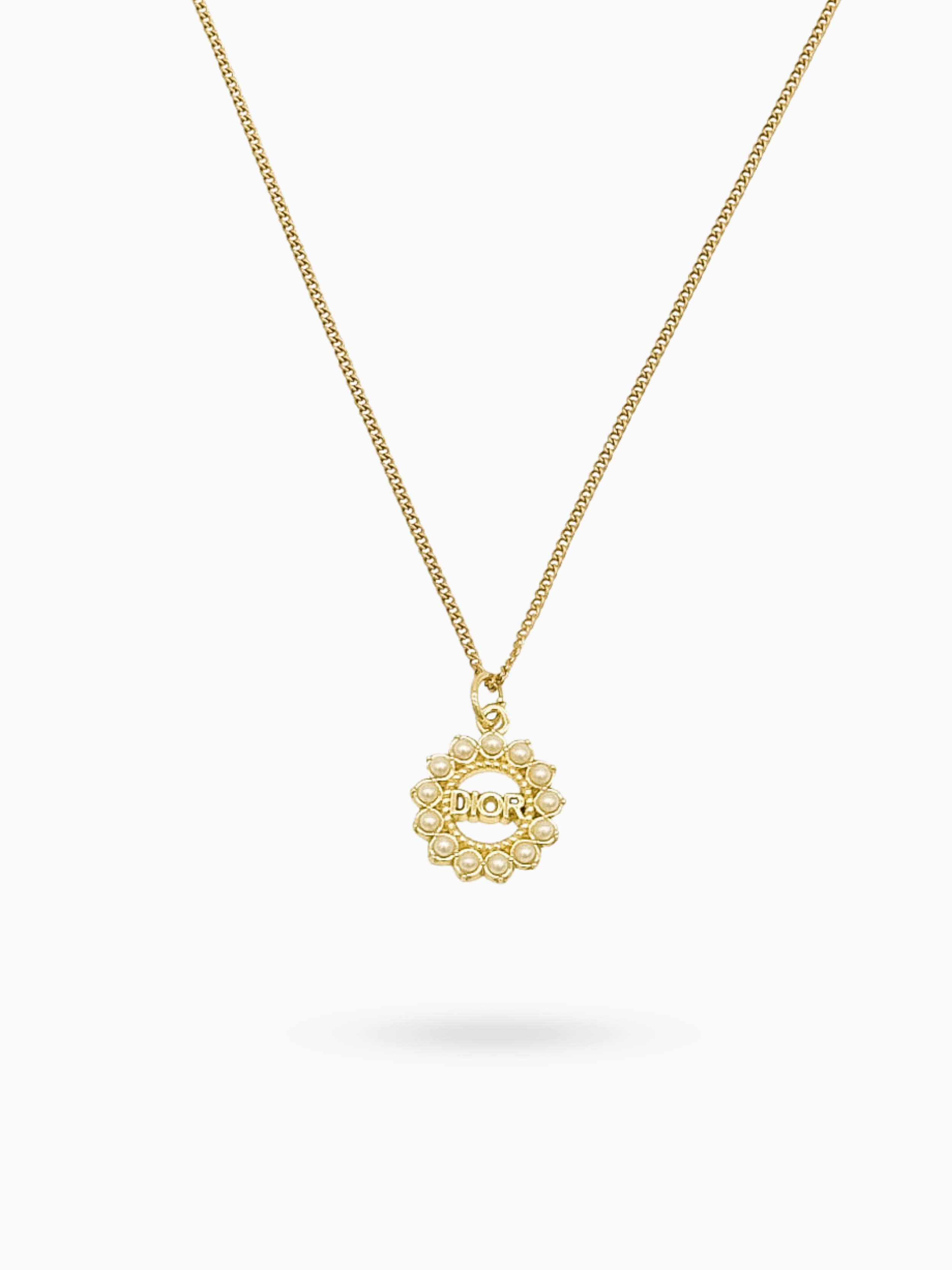 Dior Pearl Mandela Necklace
