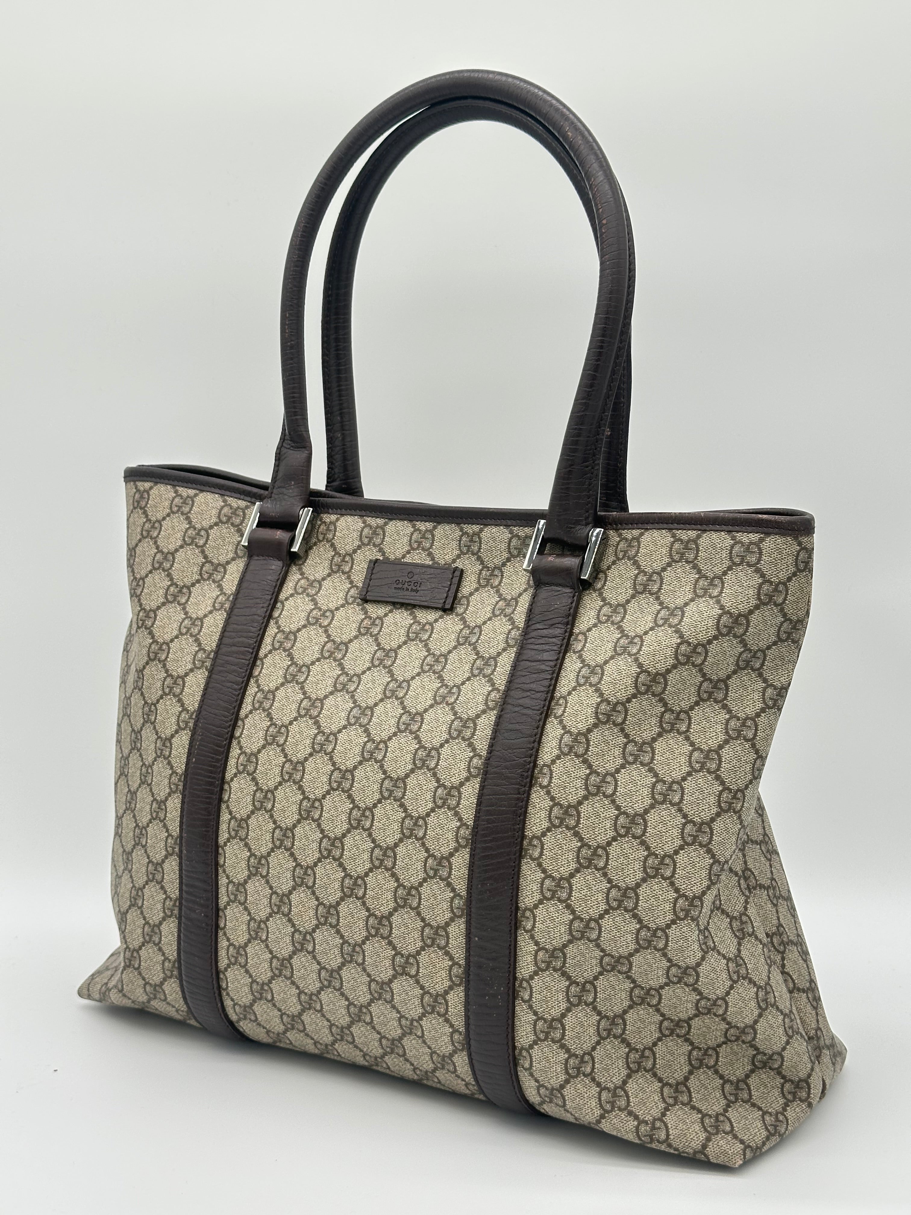 Gucci PVC Supreme Tote Bag