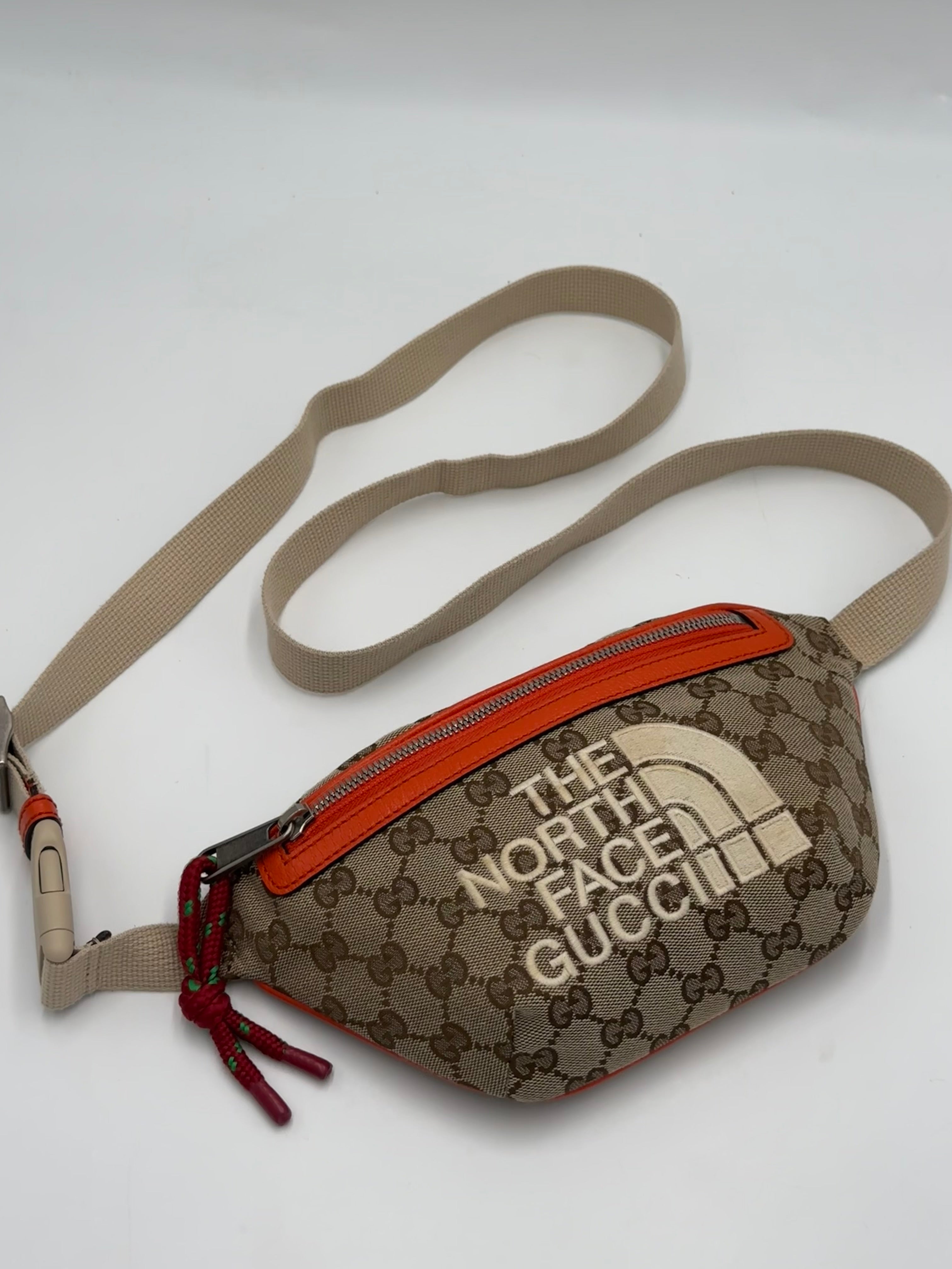 Pre-loved Gucci x The North Face Ophidia Zip Belt Bag | Pepper