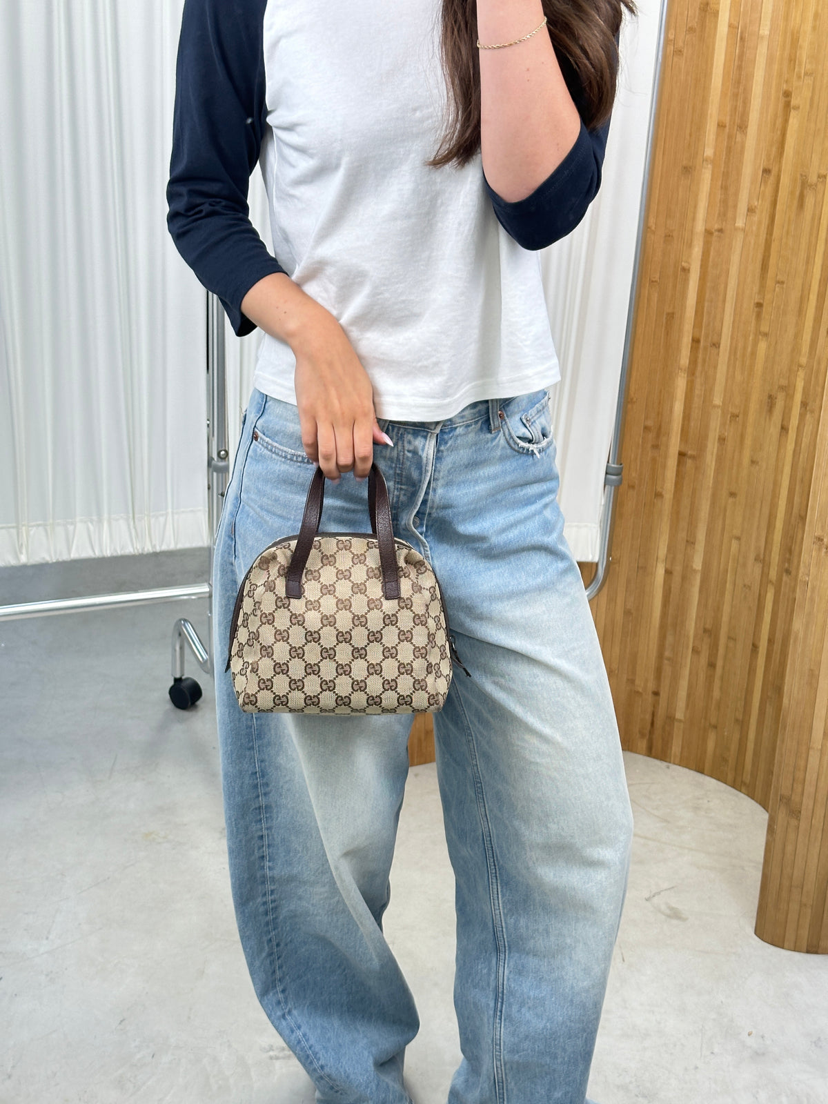 Gucci Mini Canvas Top Handle