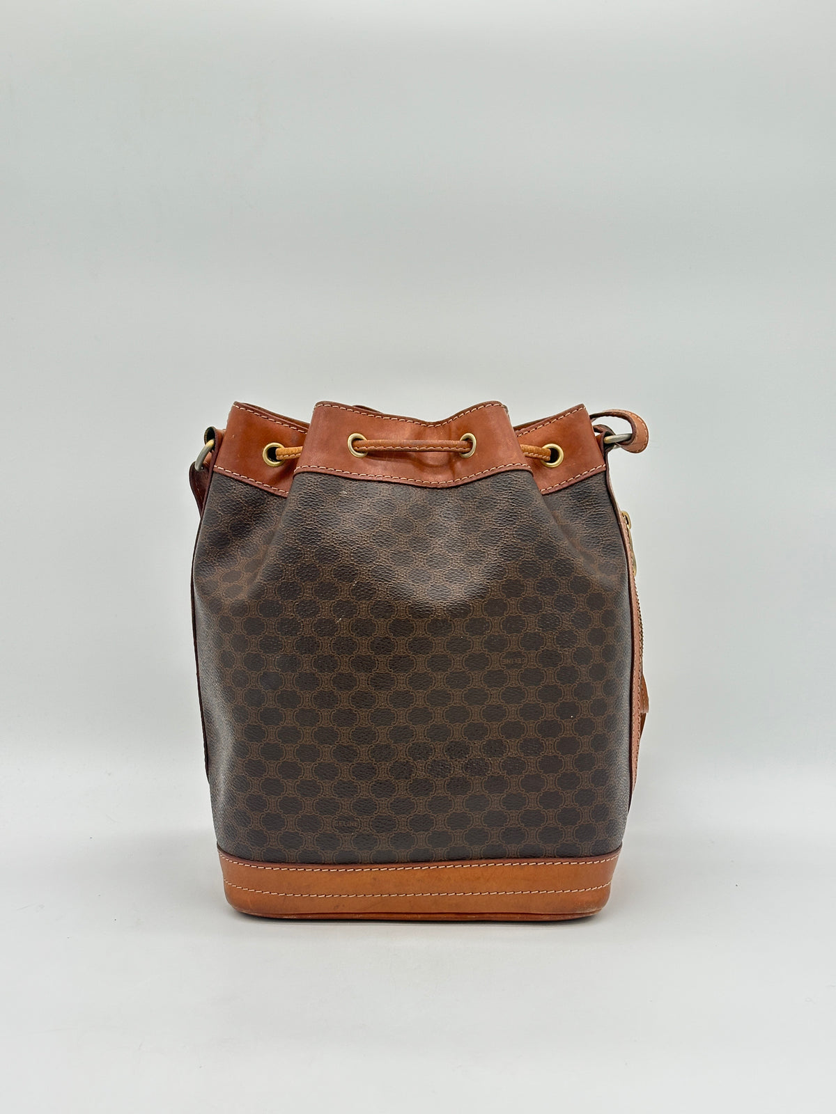 Céline Macadam Bucket Bag