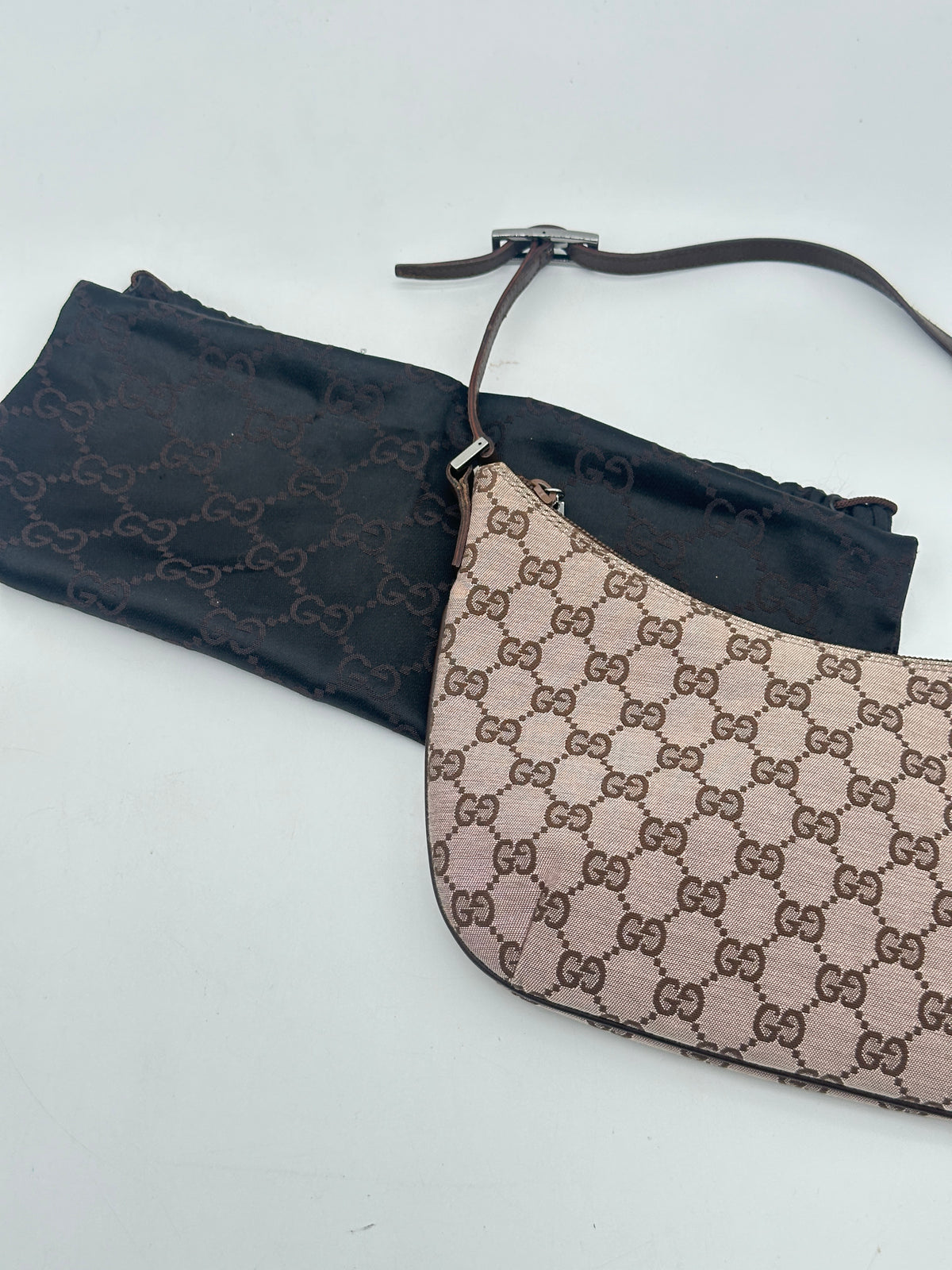Gucci Canvas Baguette
