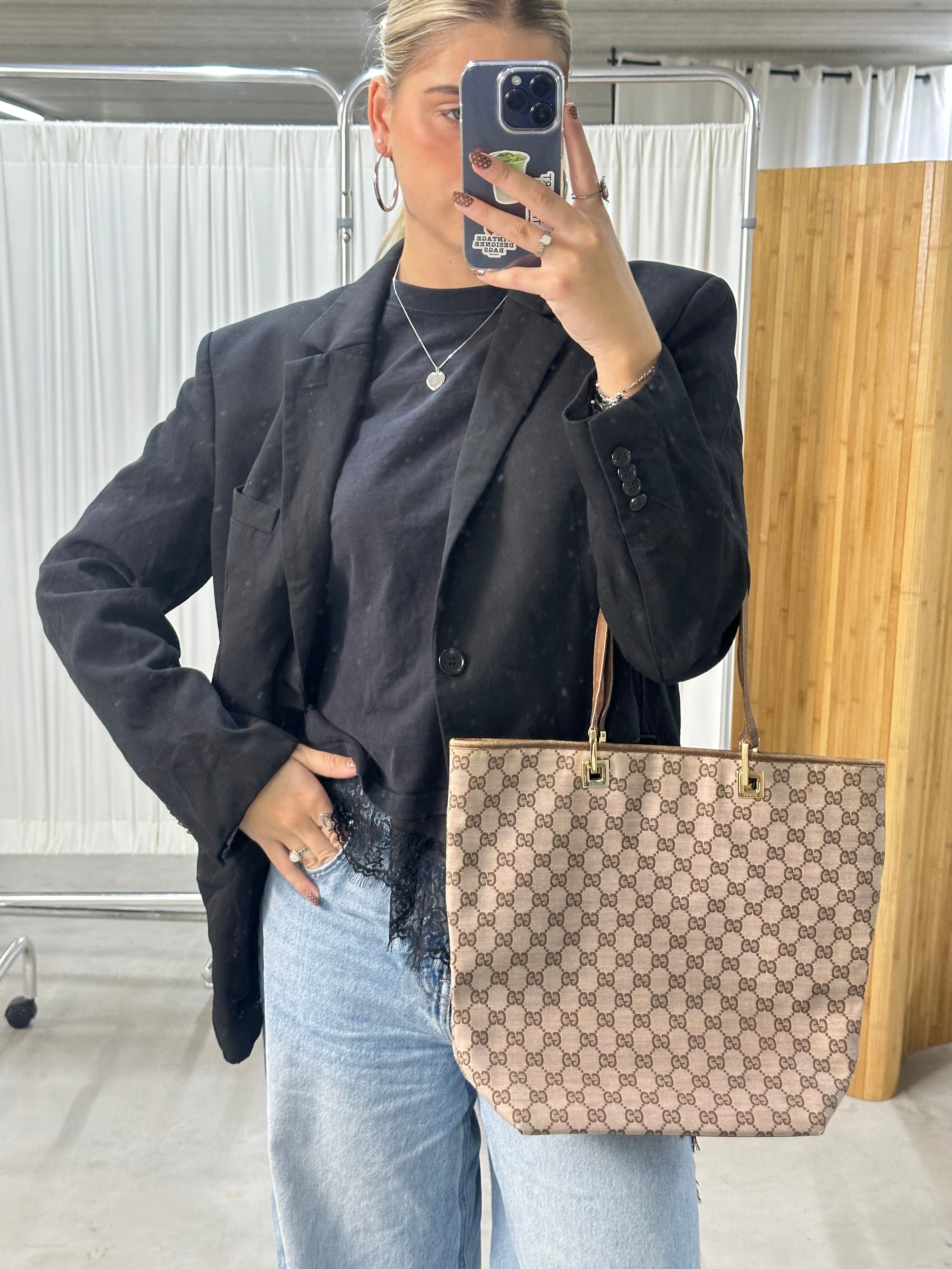 Gucci Canvas Tote Bag