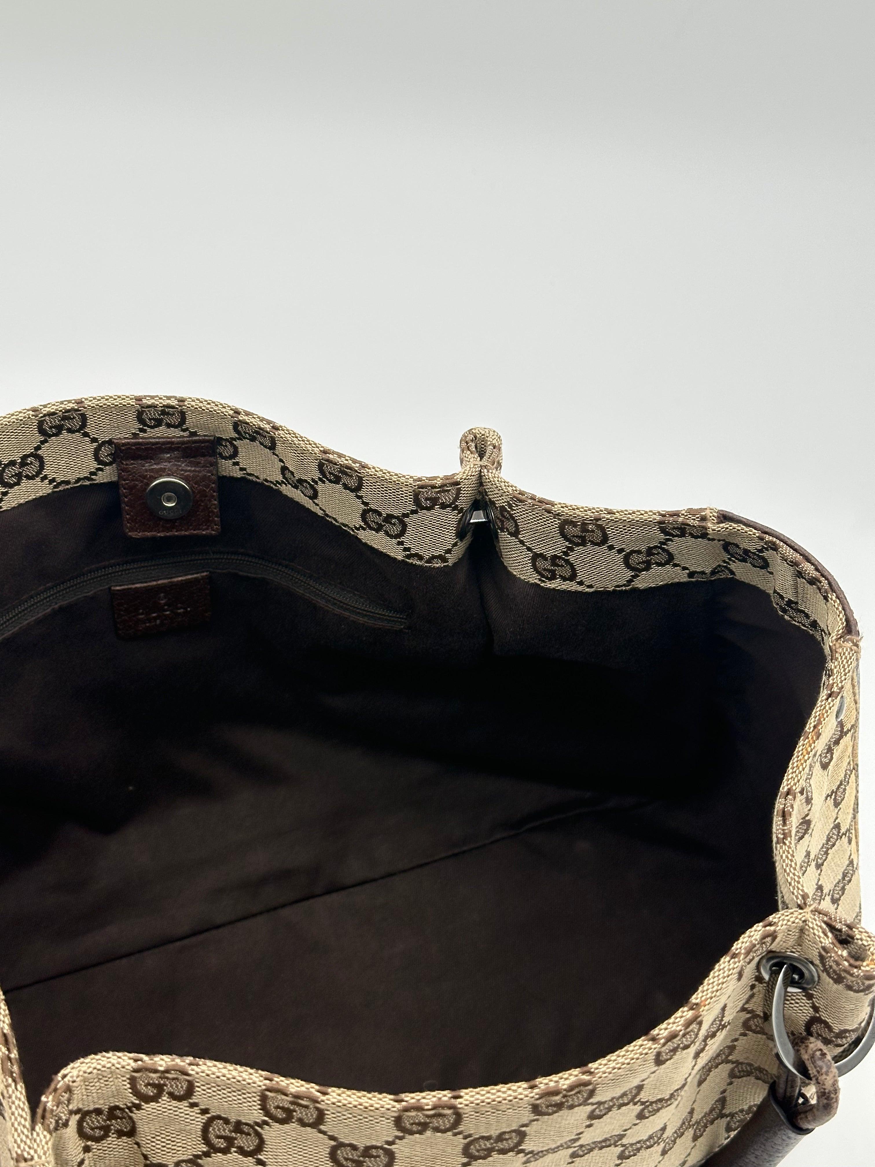 Gucci Canvas Tote Bag