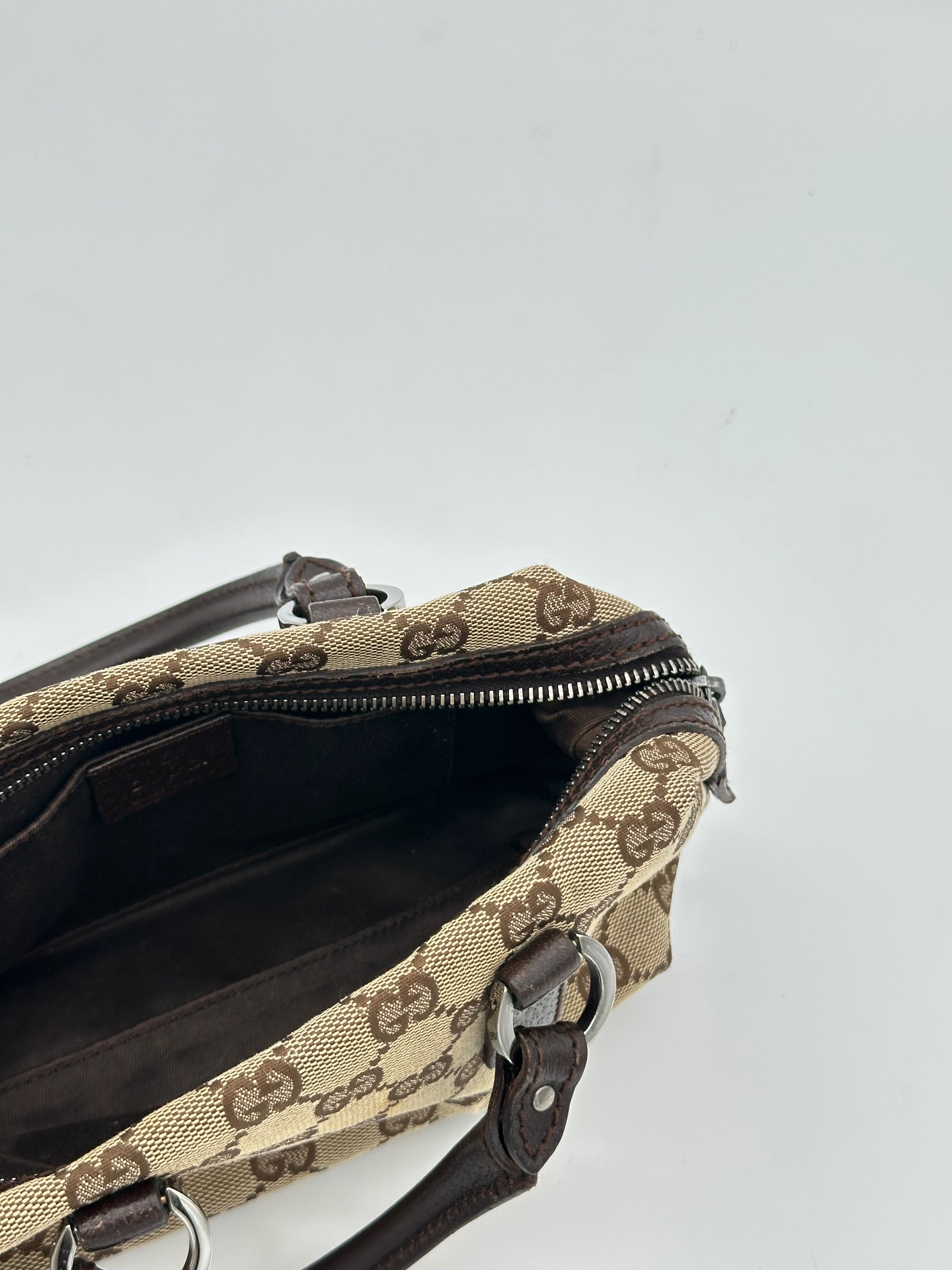 Gucci Canvas Top Handle