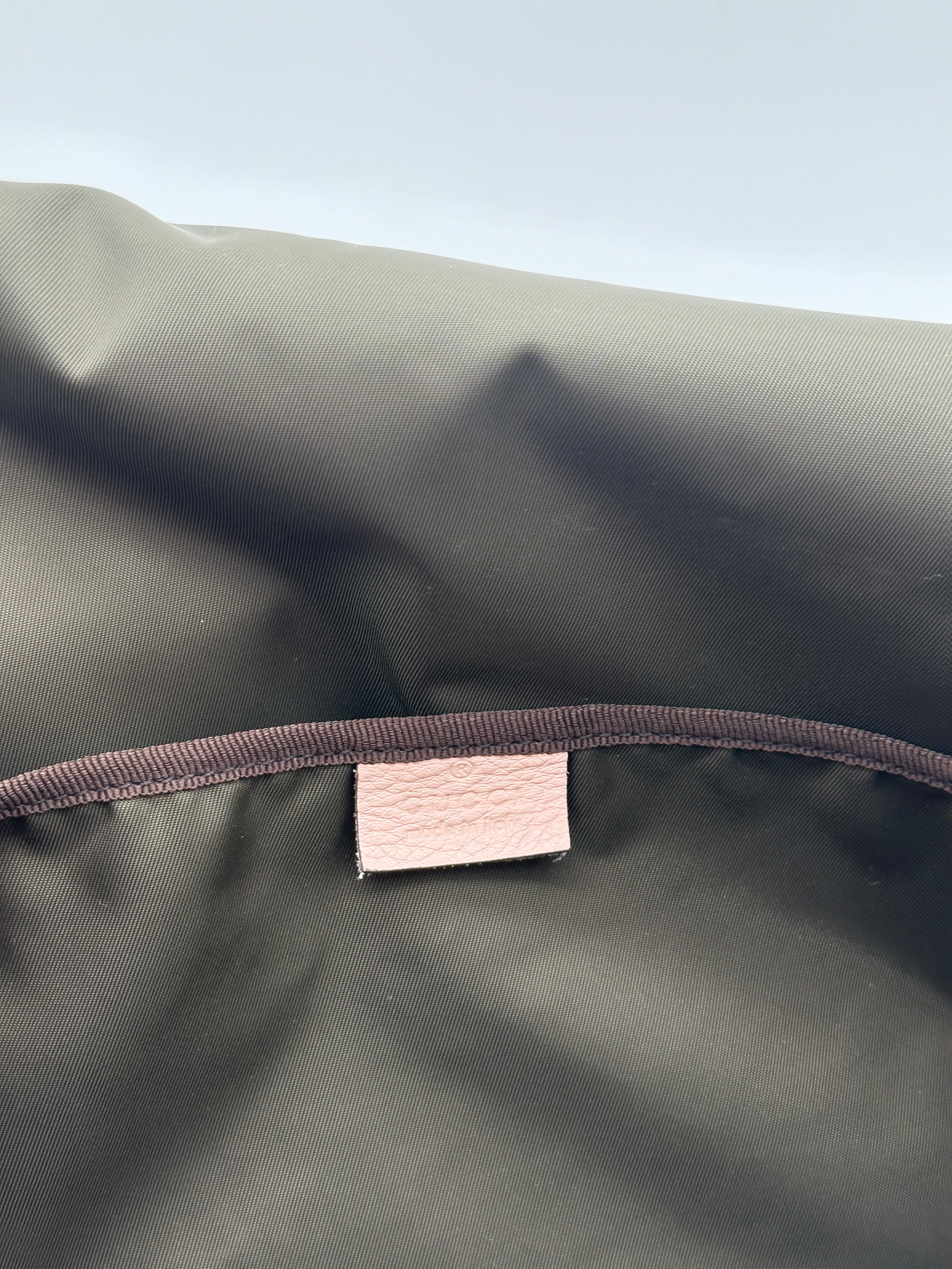 Gucci Canvas Diaper Bag