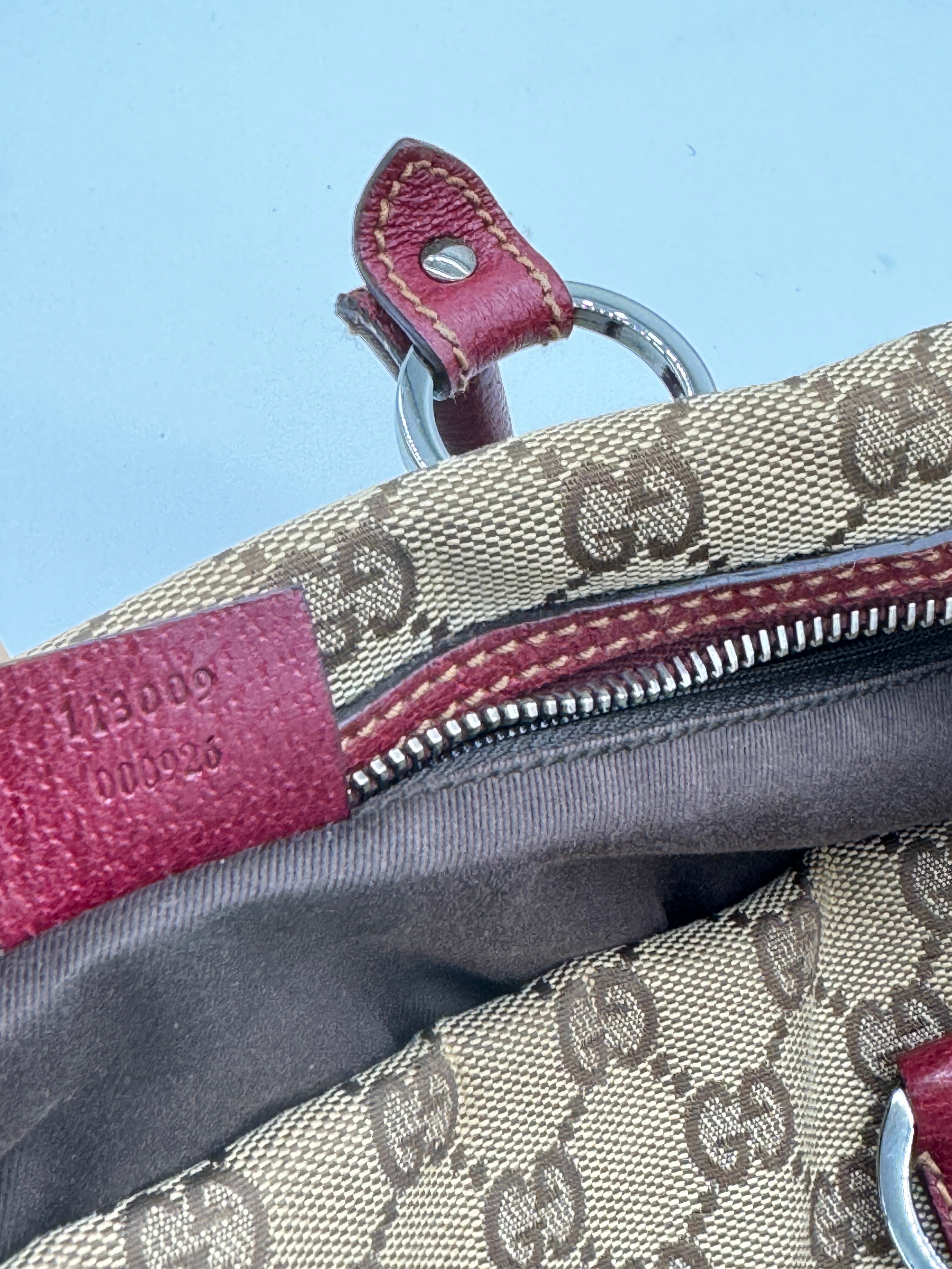 Gucci Canvas Top Handle