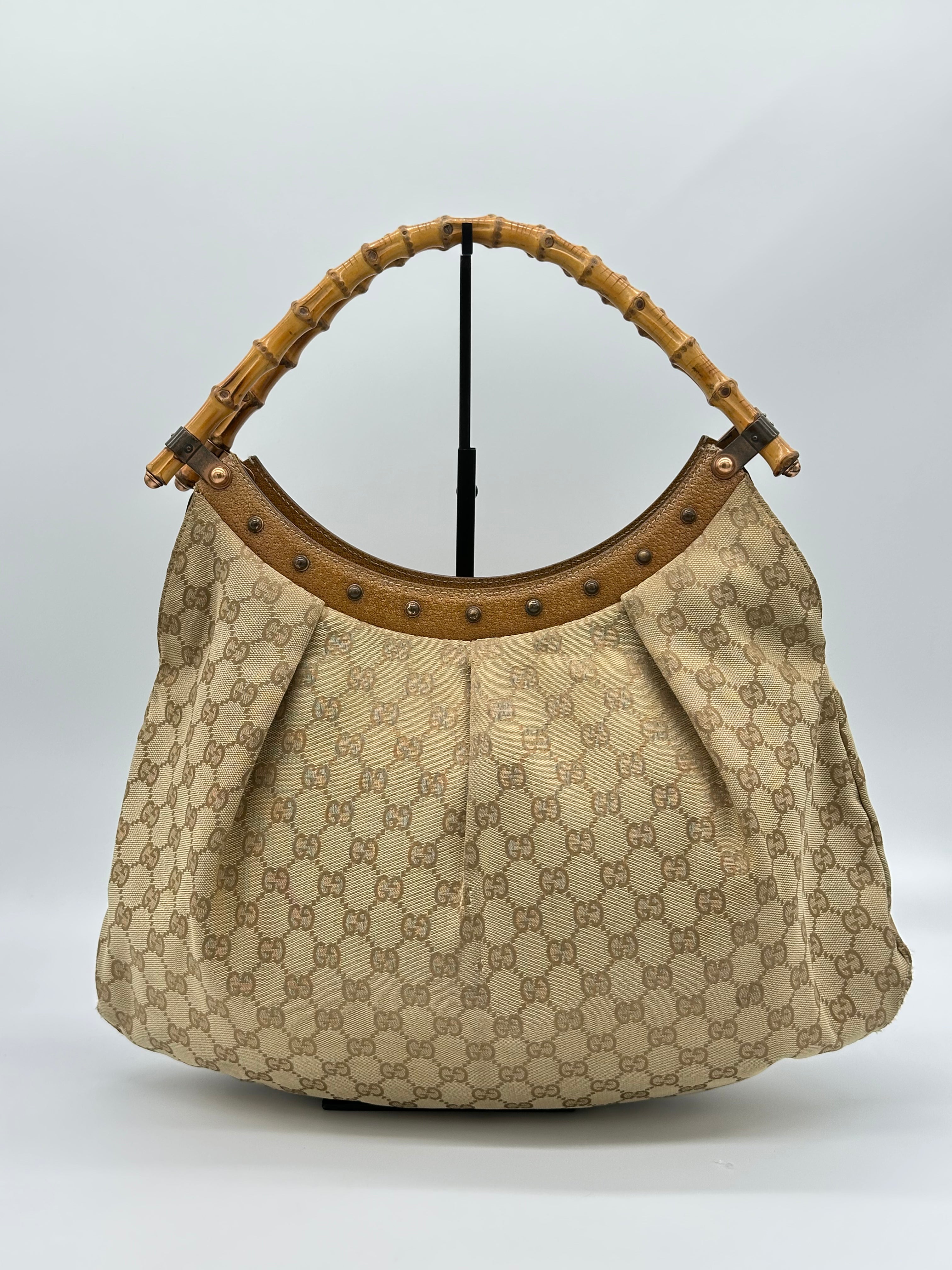 Gucci Bamboo Studded Canvas