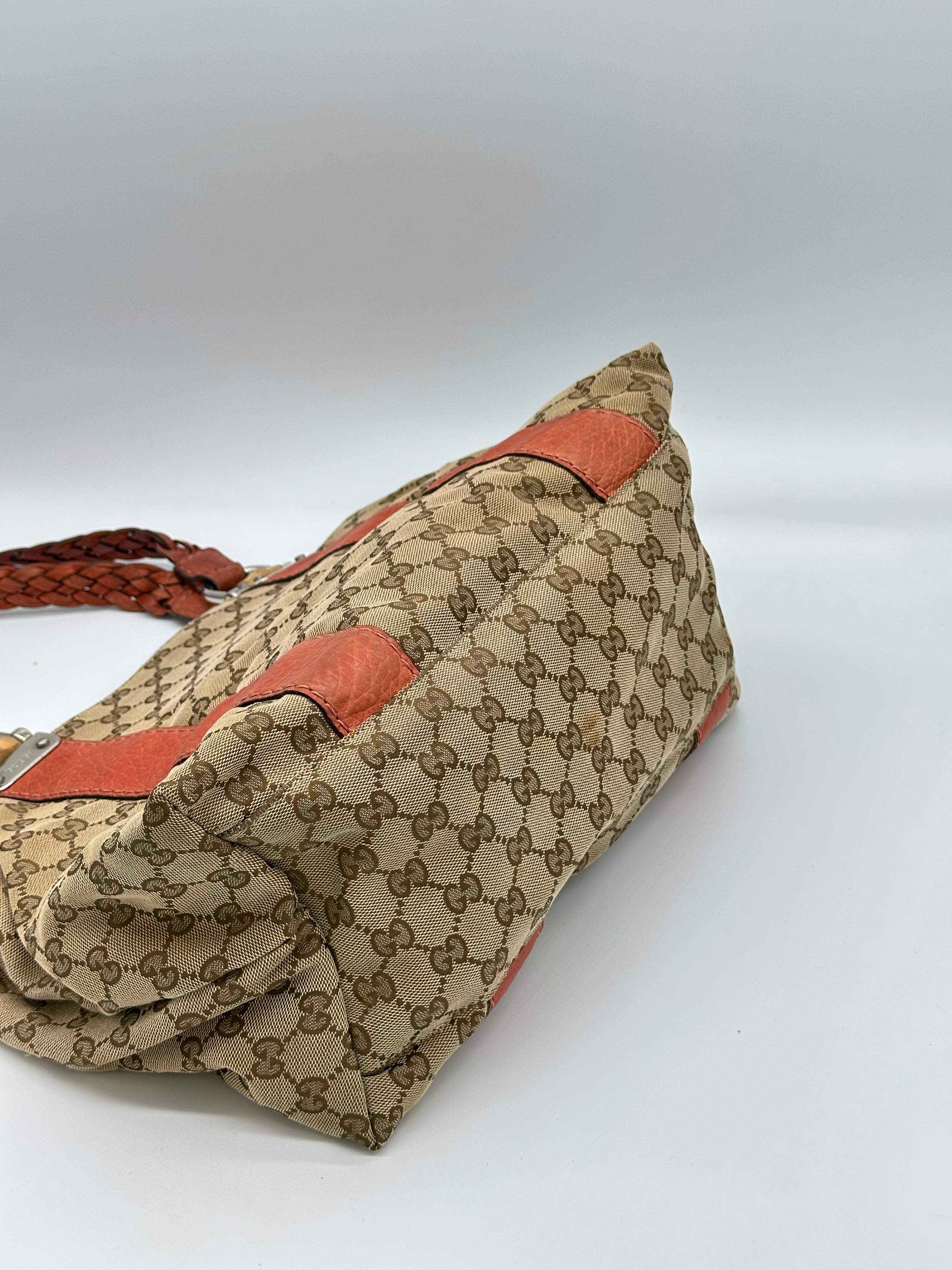 Gucci Canvas Bamboo Libeccio