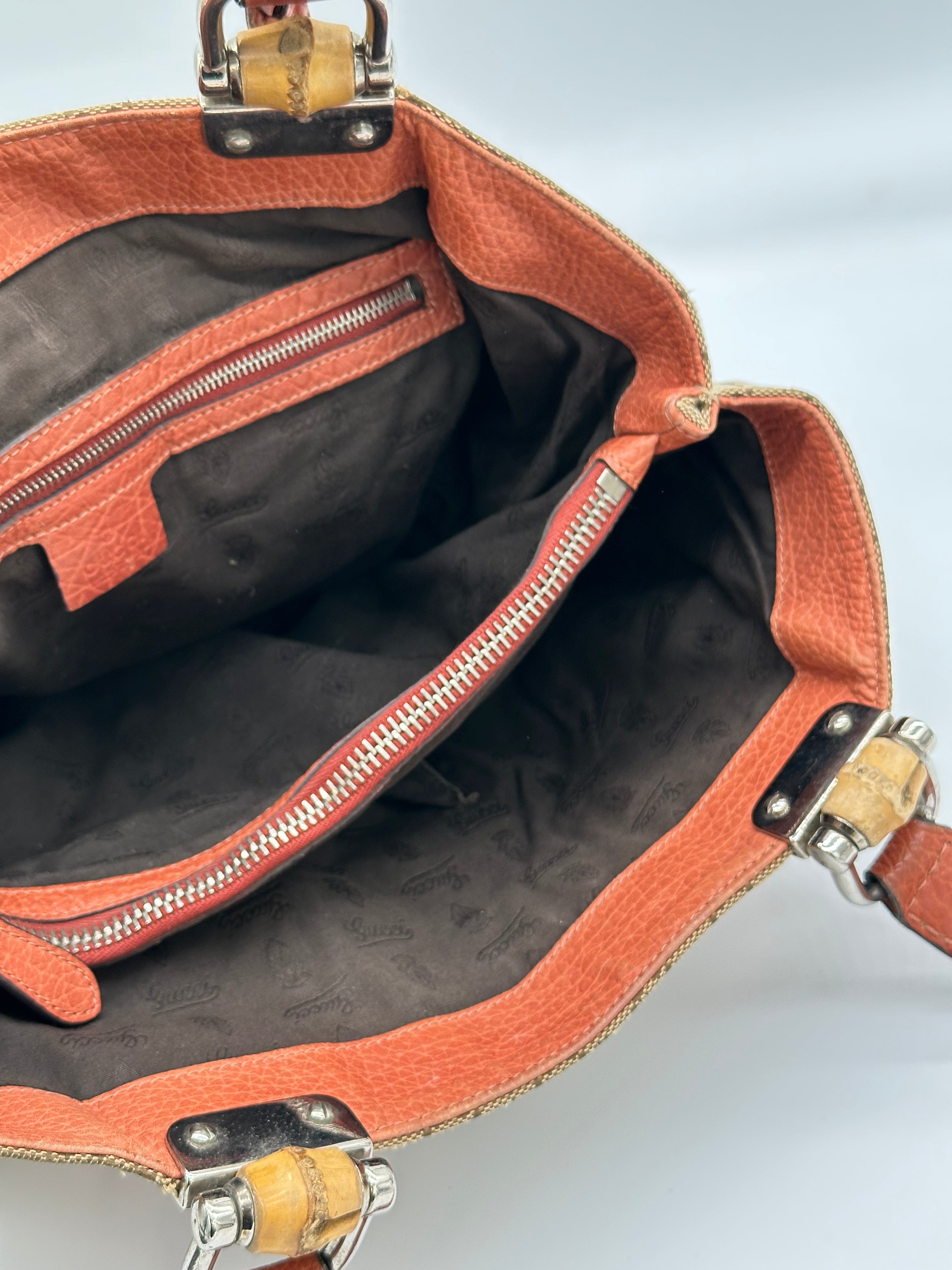 Gucci Canvas Bamboo Libeccio