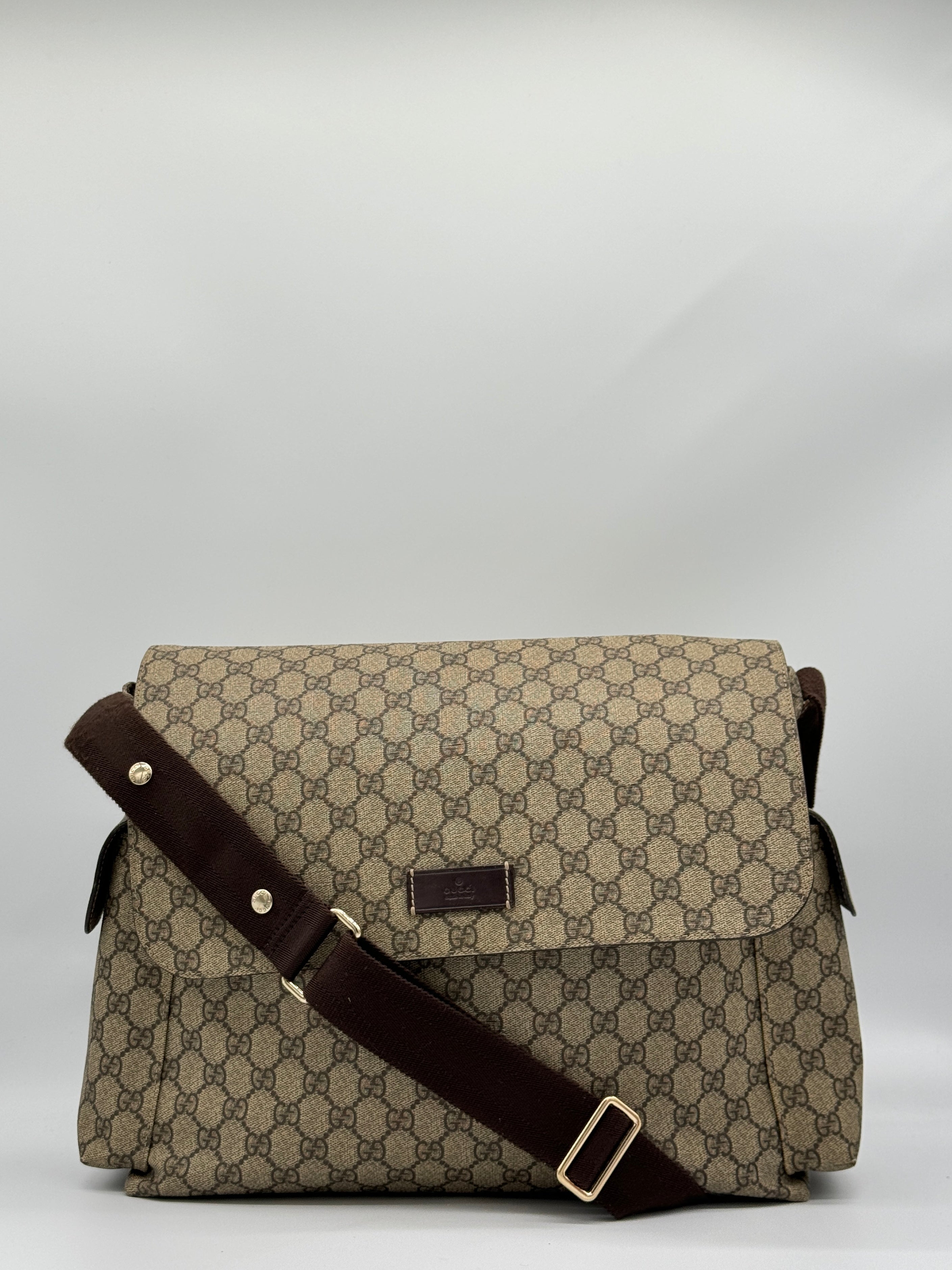 Gucci Canvas Diaper Bag