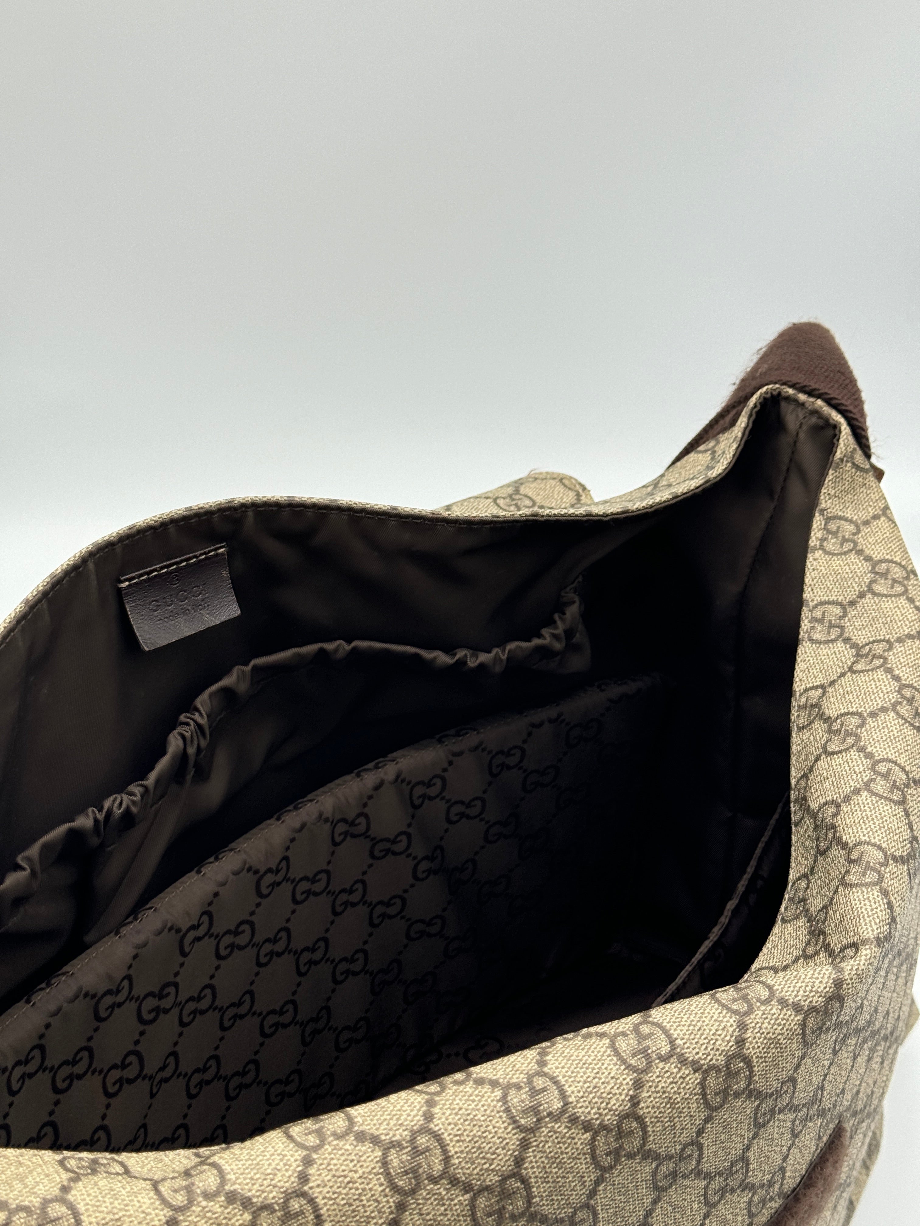 Gucci Canvas Diaper Bag