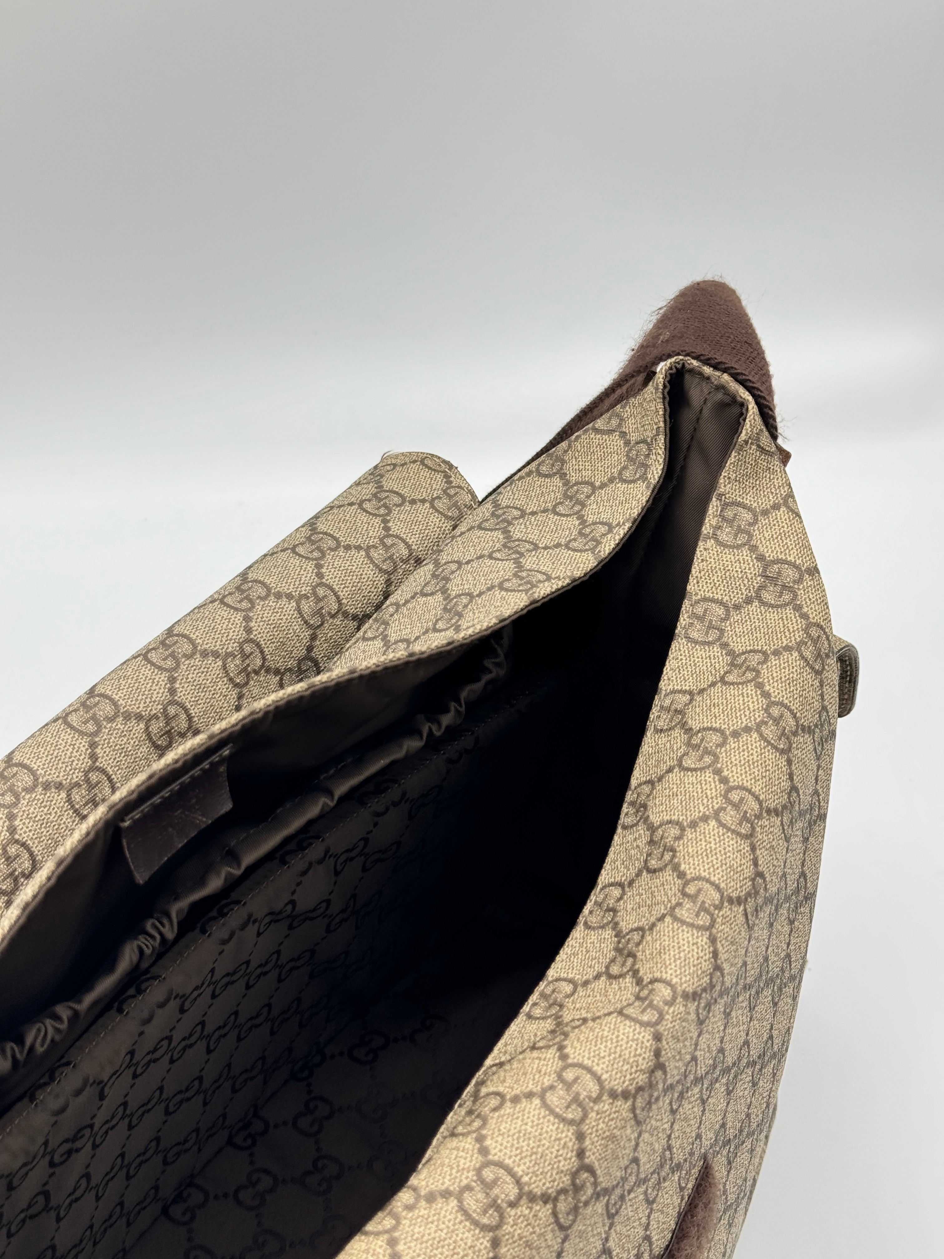 Gucci Canvas Diaper Bag