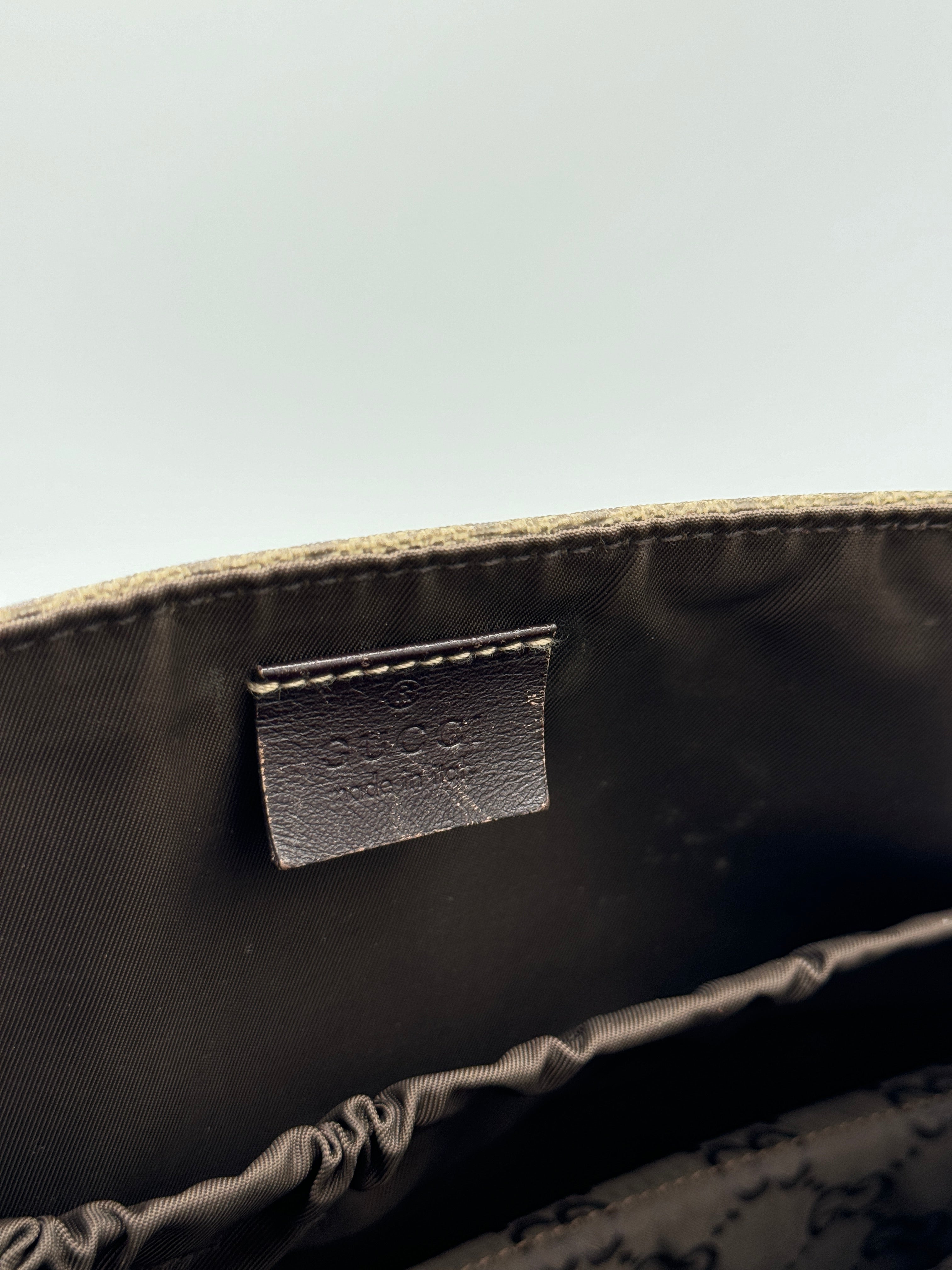 Gucci Canvas Diaper Bag