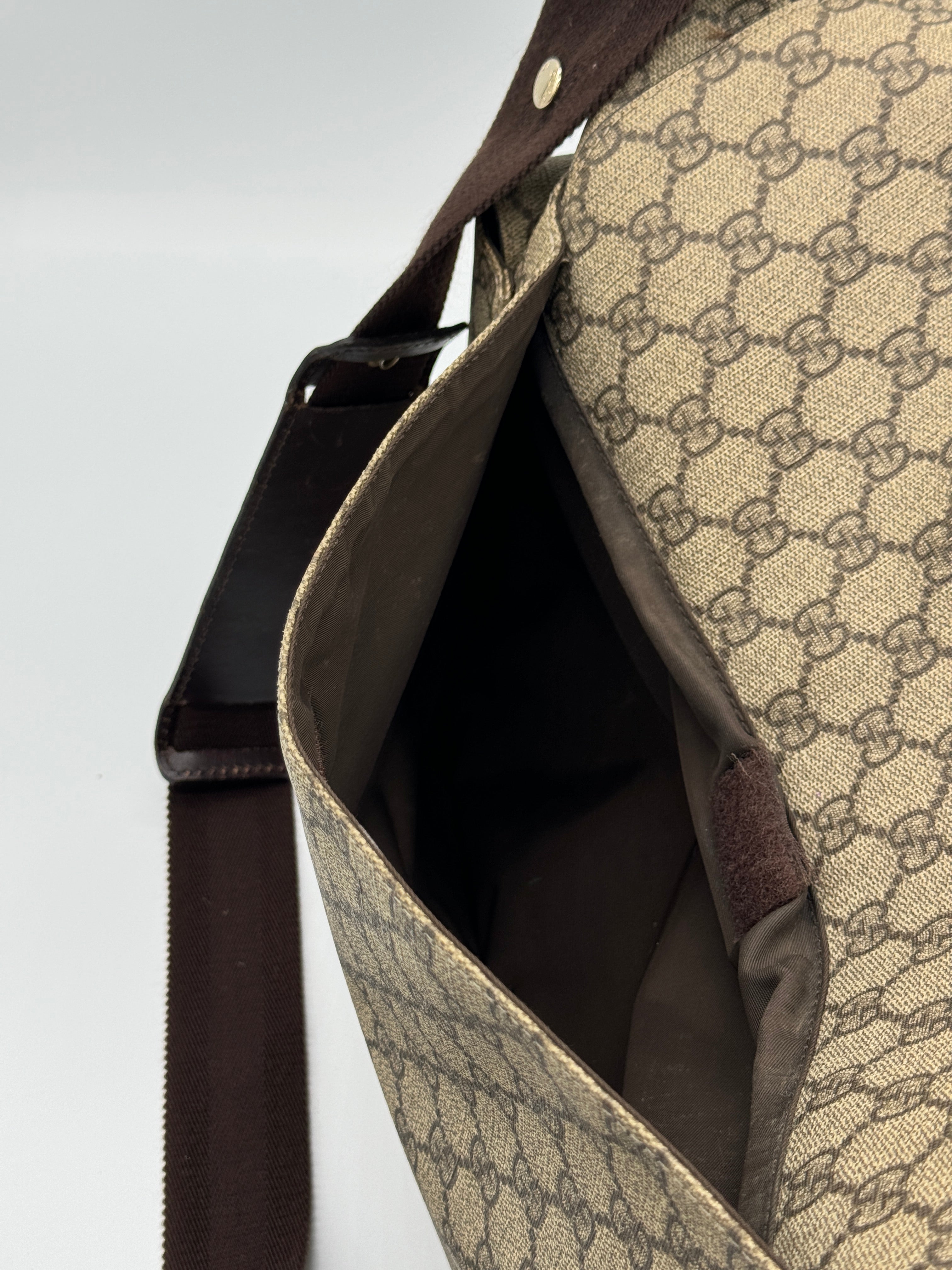 Gucci Canvas Diaper Bag