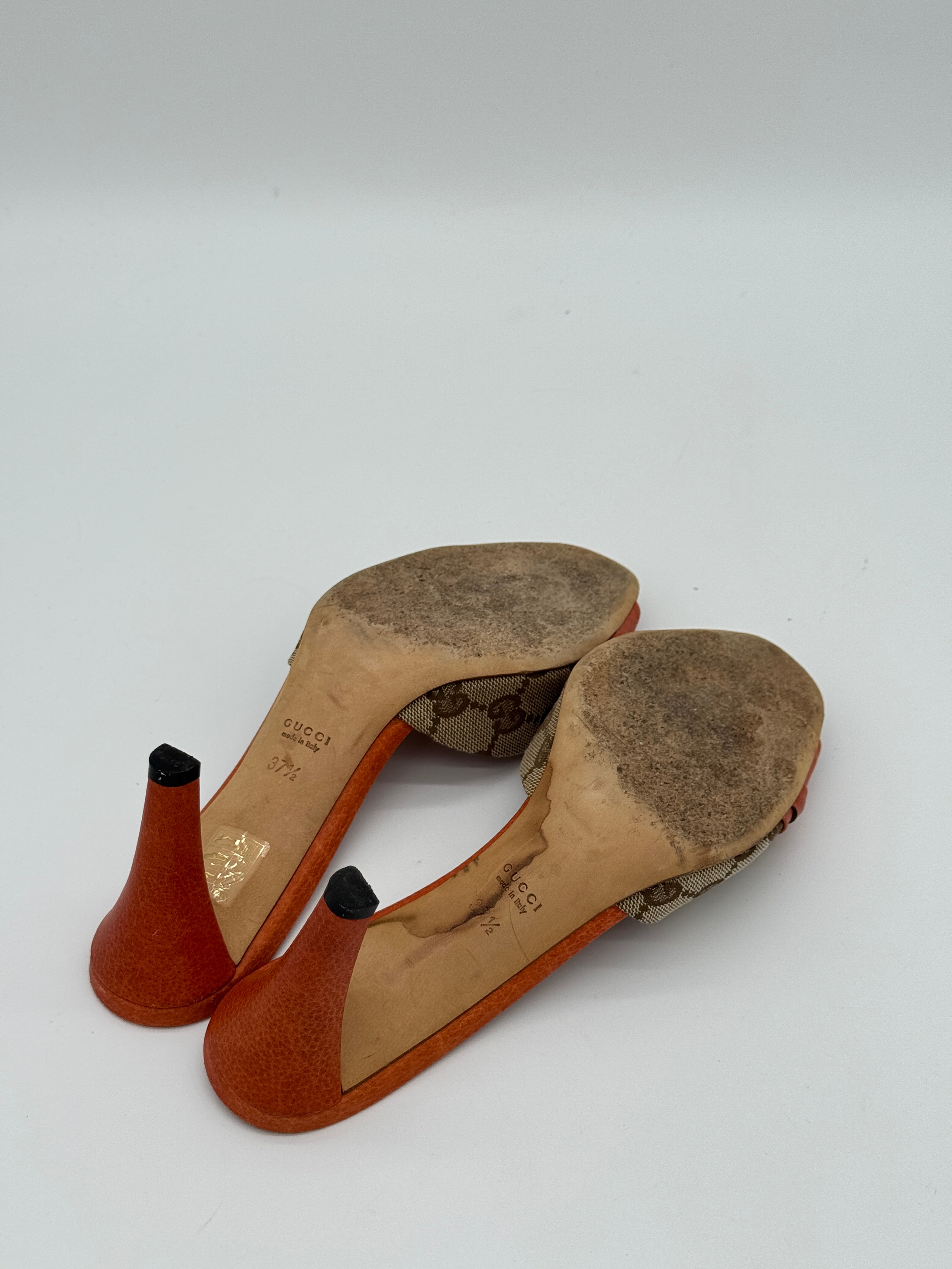 Gucci Horsebit Bamboo Sandals