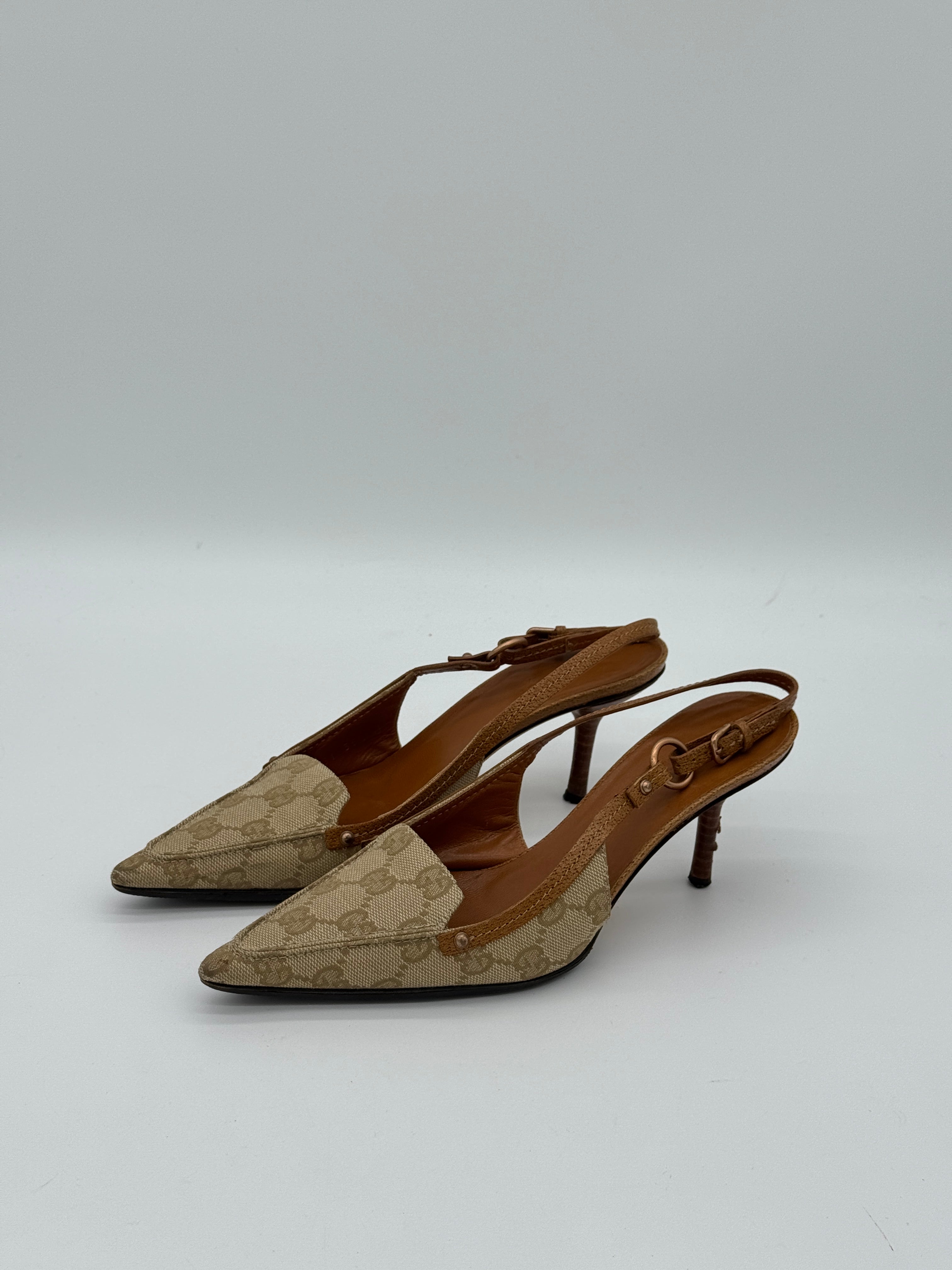 Gucci Scar Tess Heels
