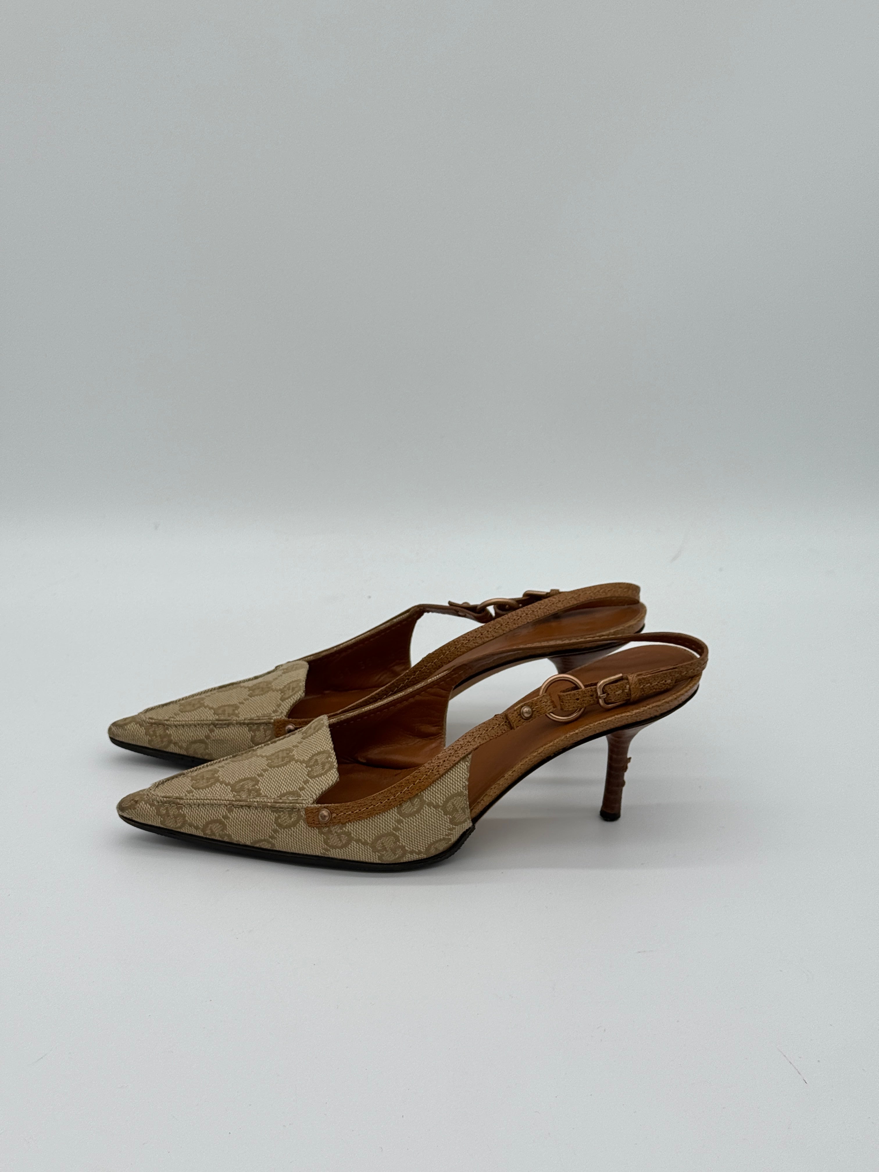 Gucci Scar Tess Heels
