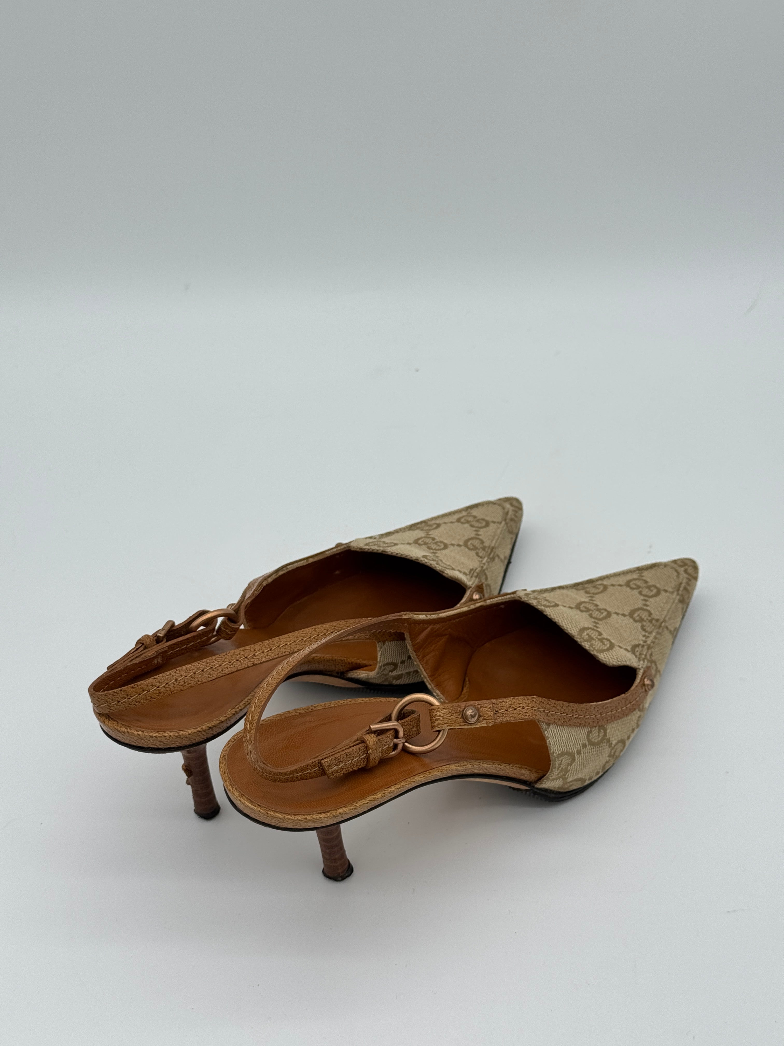 Gucci Scar Tess Heels