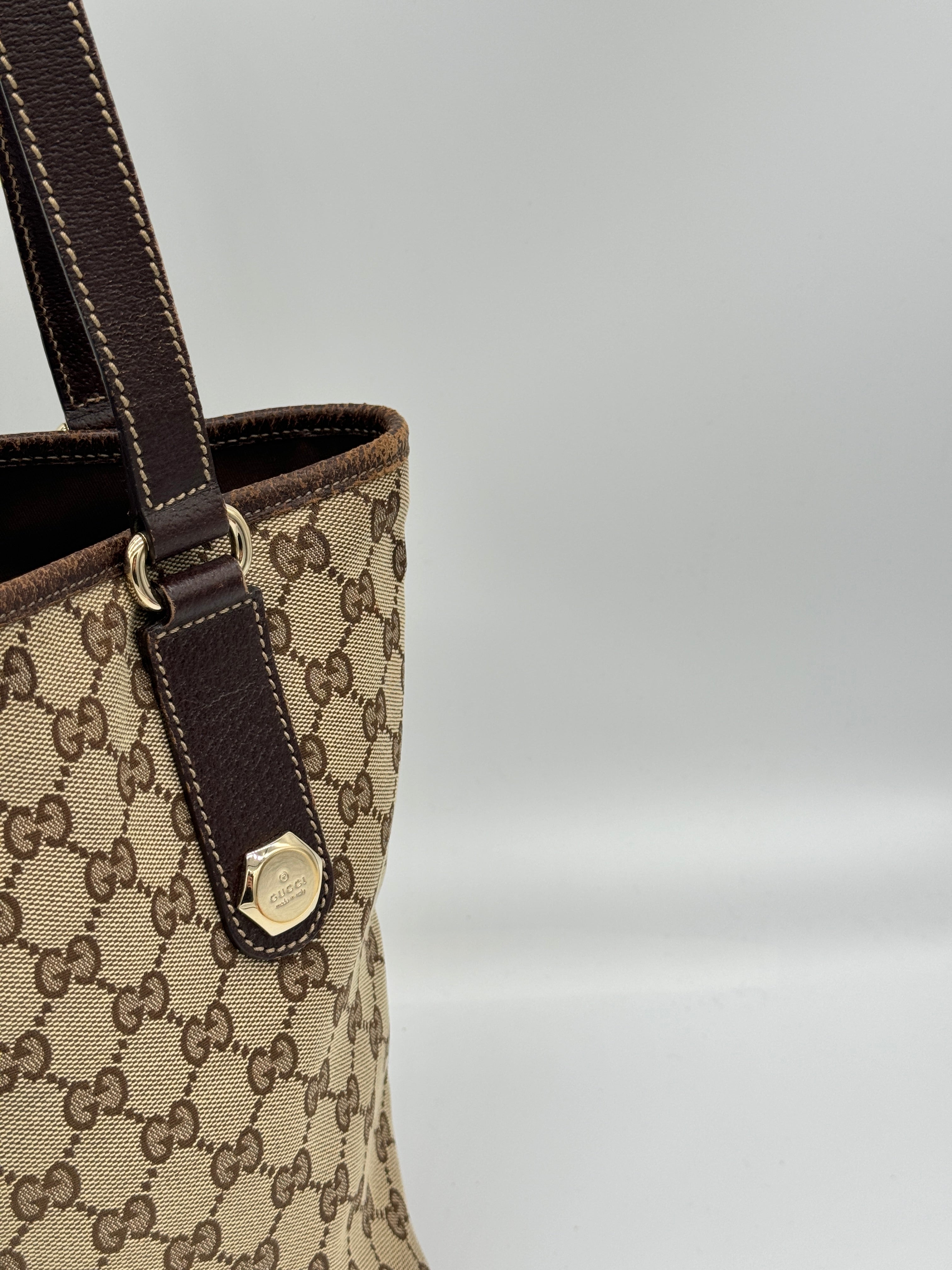 Gucci Canvas Tote Bag